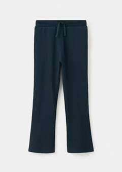 Flared joggers with an elasticated waistband — Navy 2