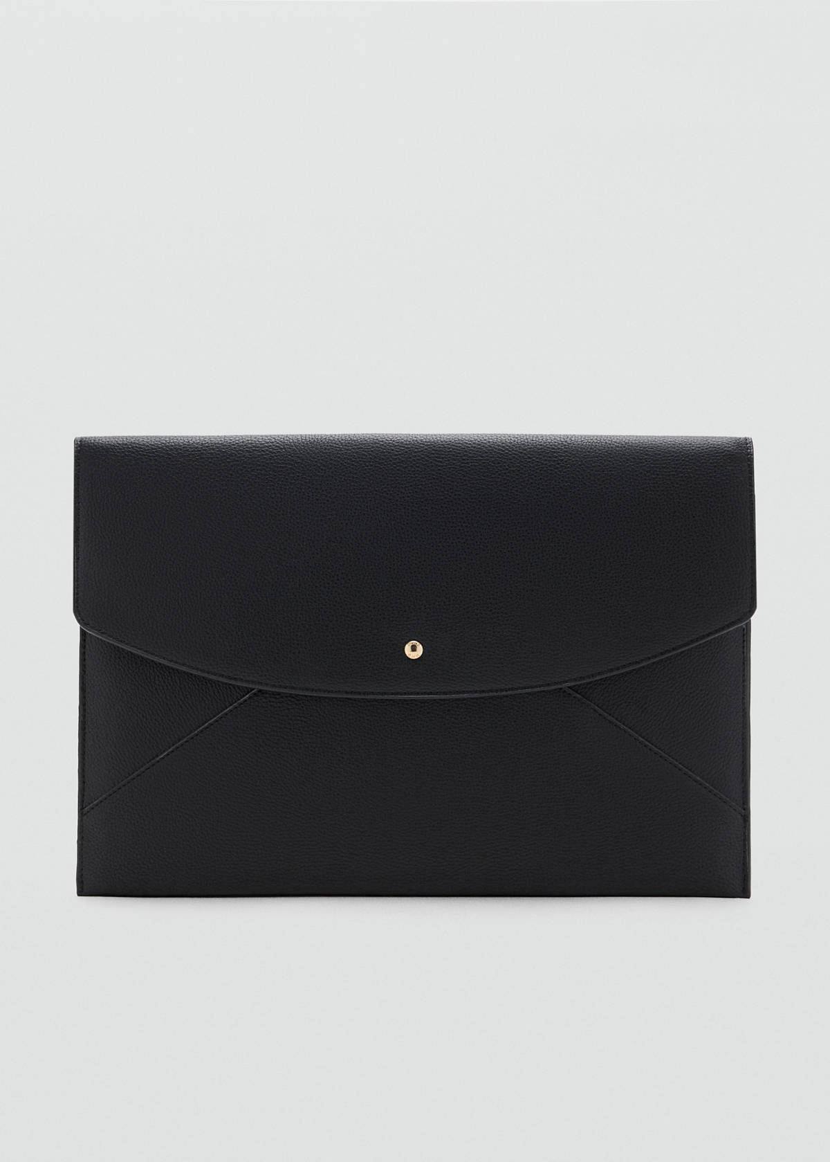 Laptop case with flap — Black