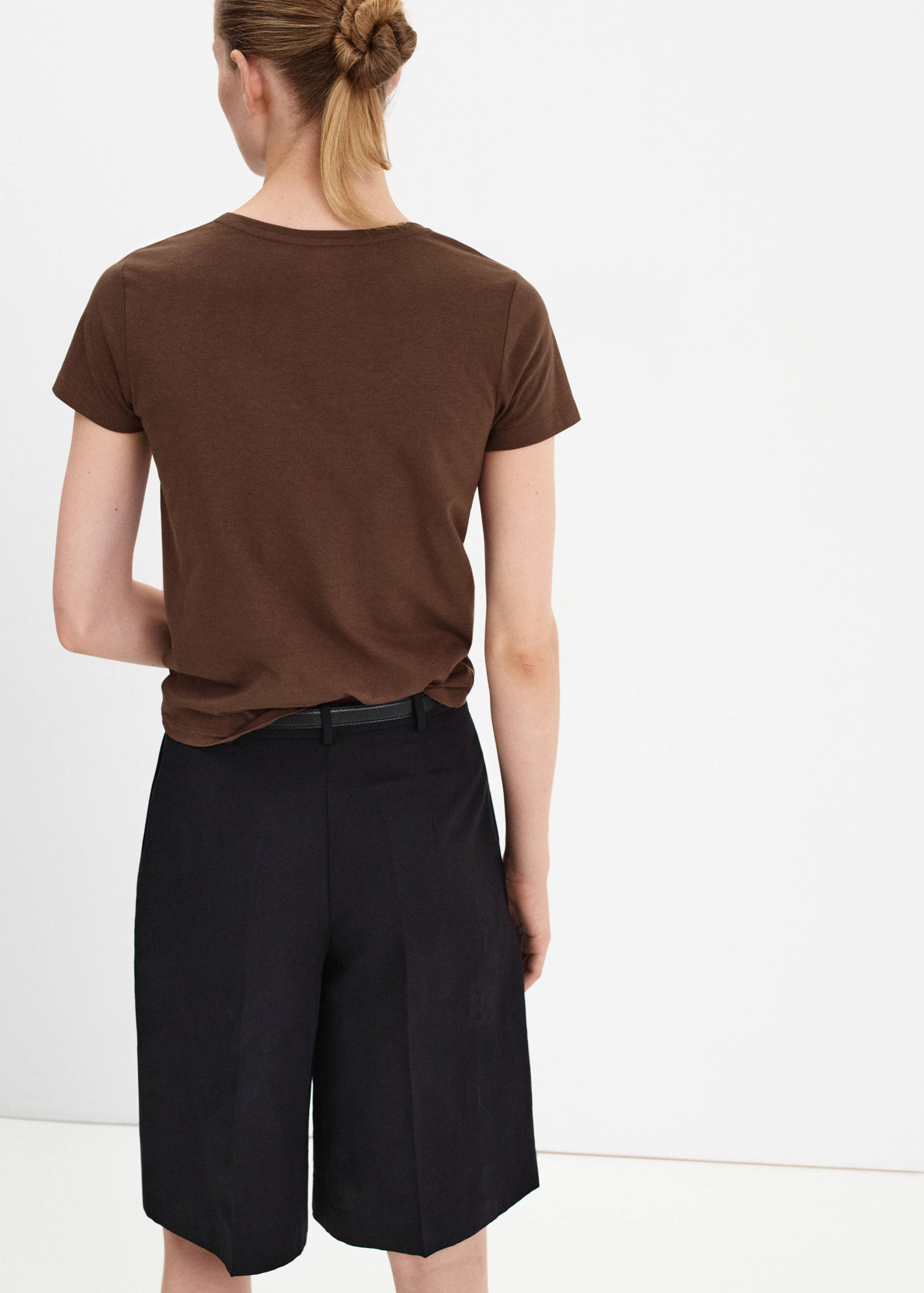 Logo print cotton t-shirt - Reverse of the article