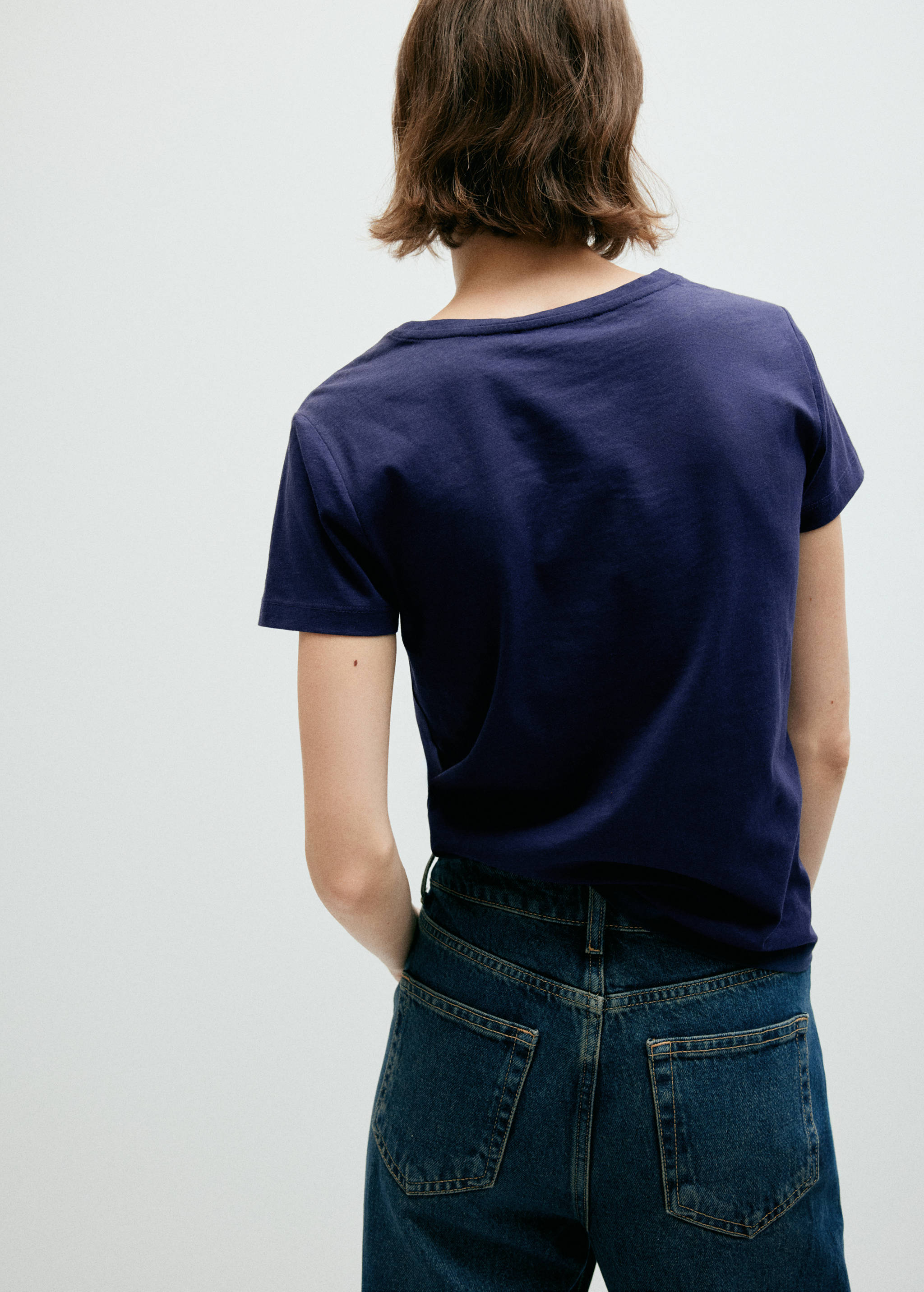 T-shirt coton imprimé logo - Verso de l’article