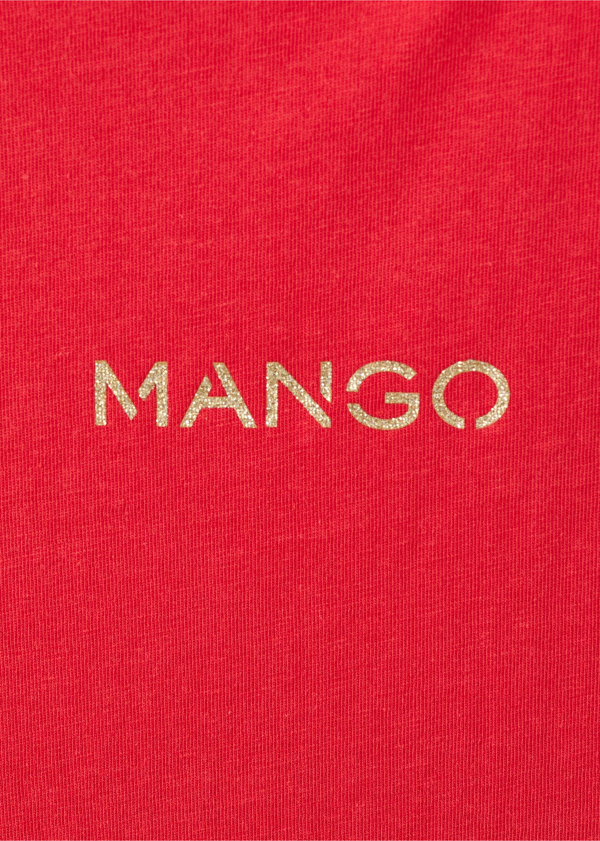 Logo print cotton t-shirt - Details of the article 0, Red. Ref: 37053319-00.