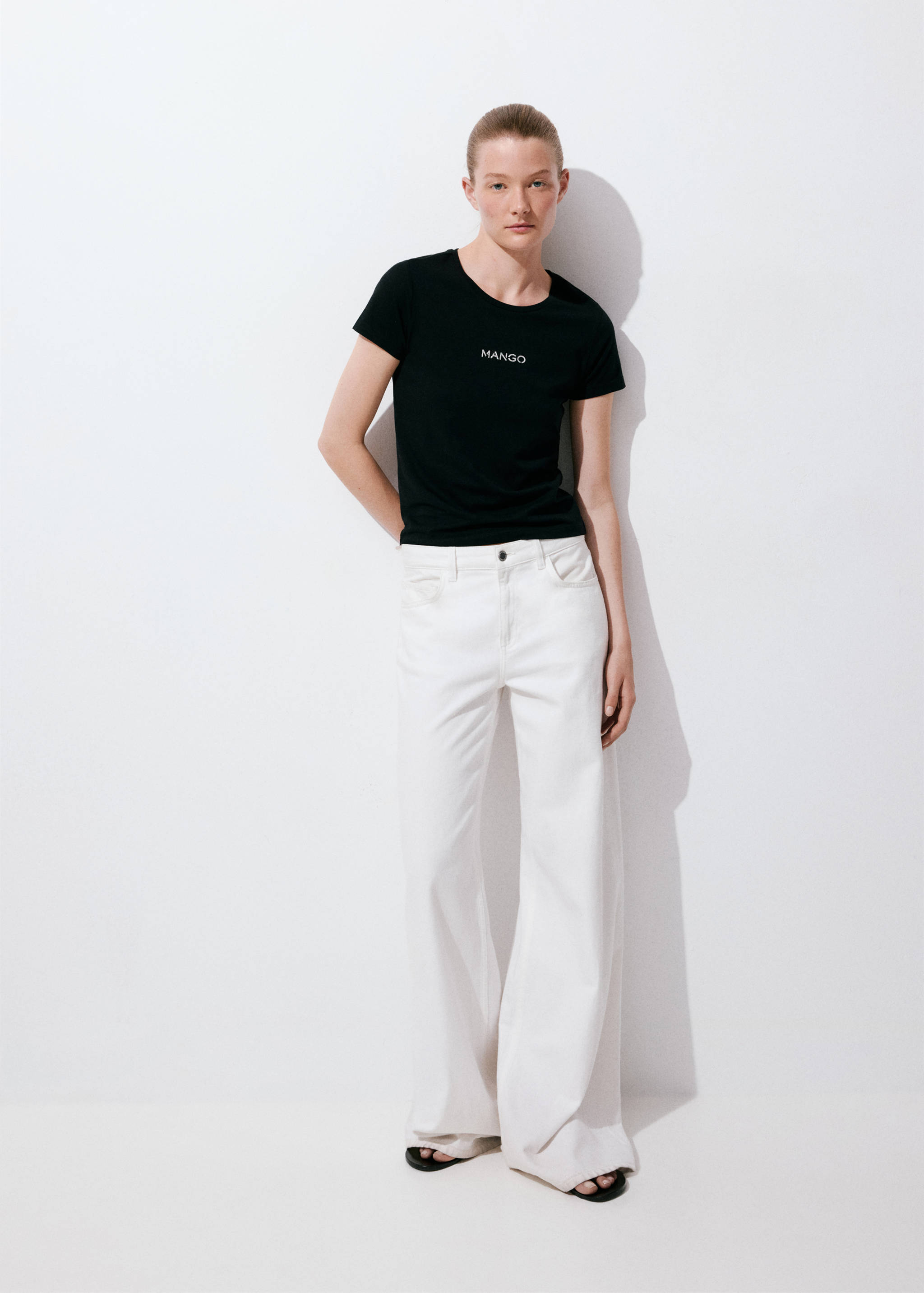 Logo print cotton t-shirt - General plane