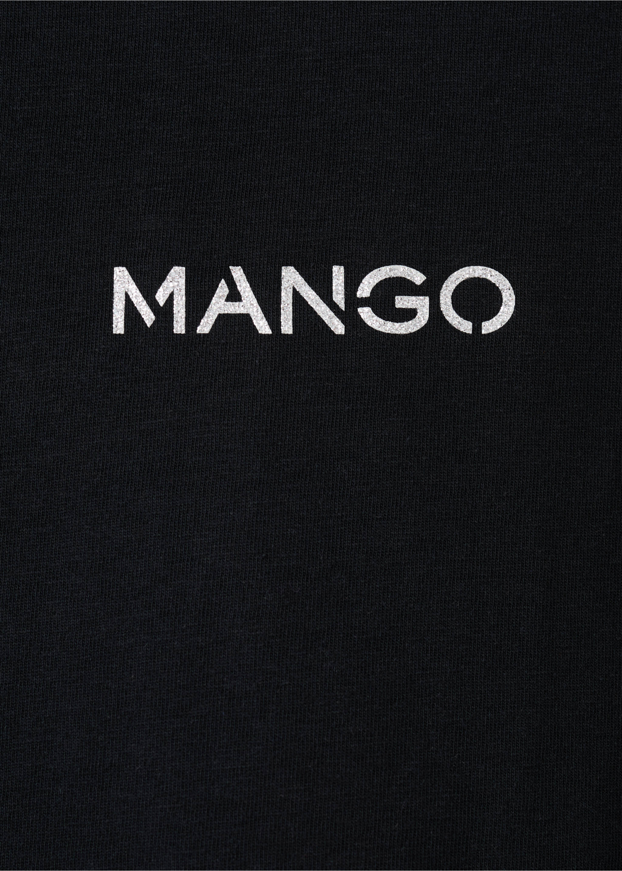 Logo print cotton t-shirt - Details of the article 8, Black. Ref: 37053319-00.