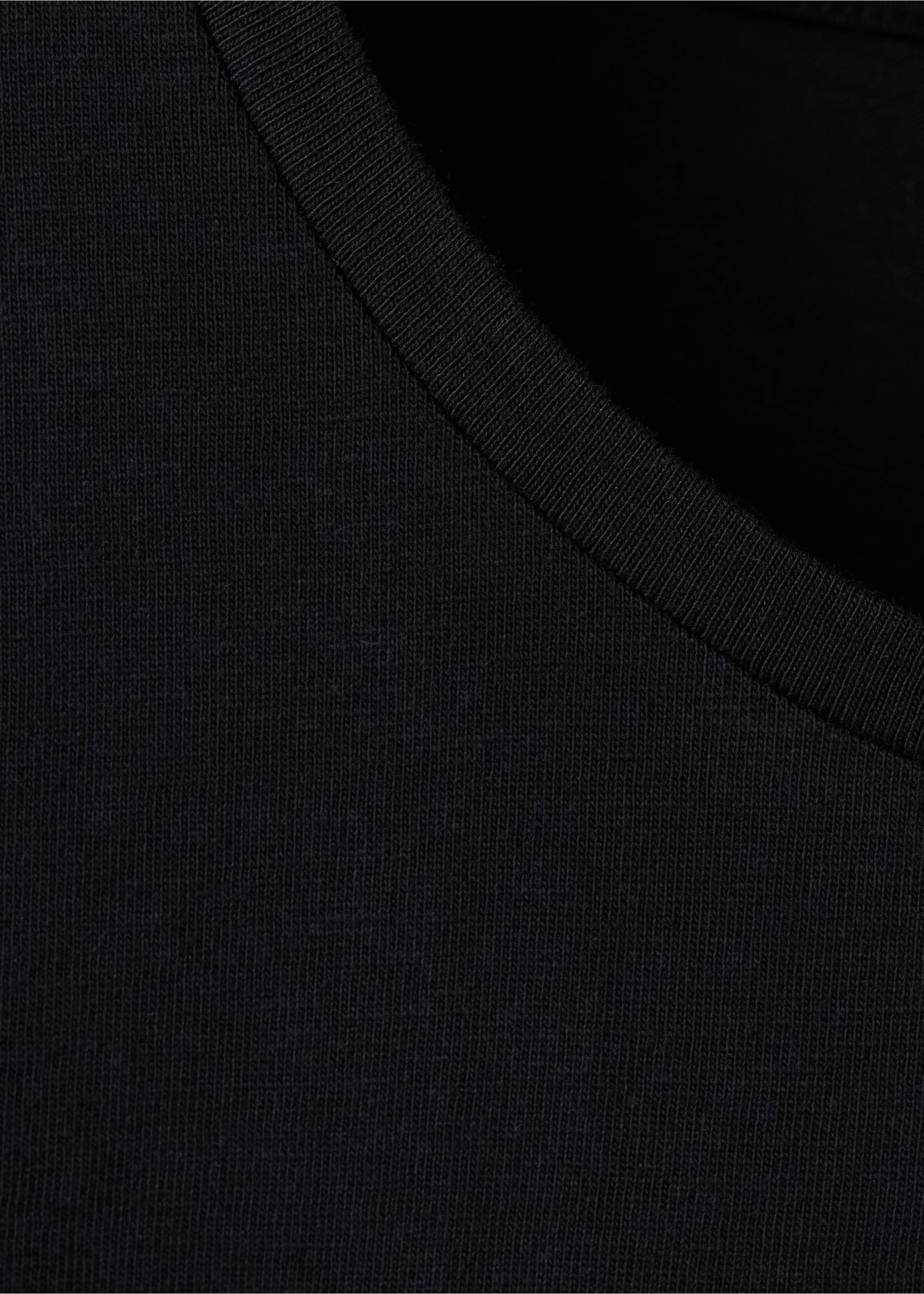 Logo print cotton t-shirt - Details of the article 0, Black. Ref: 37053319-00.