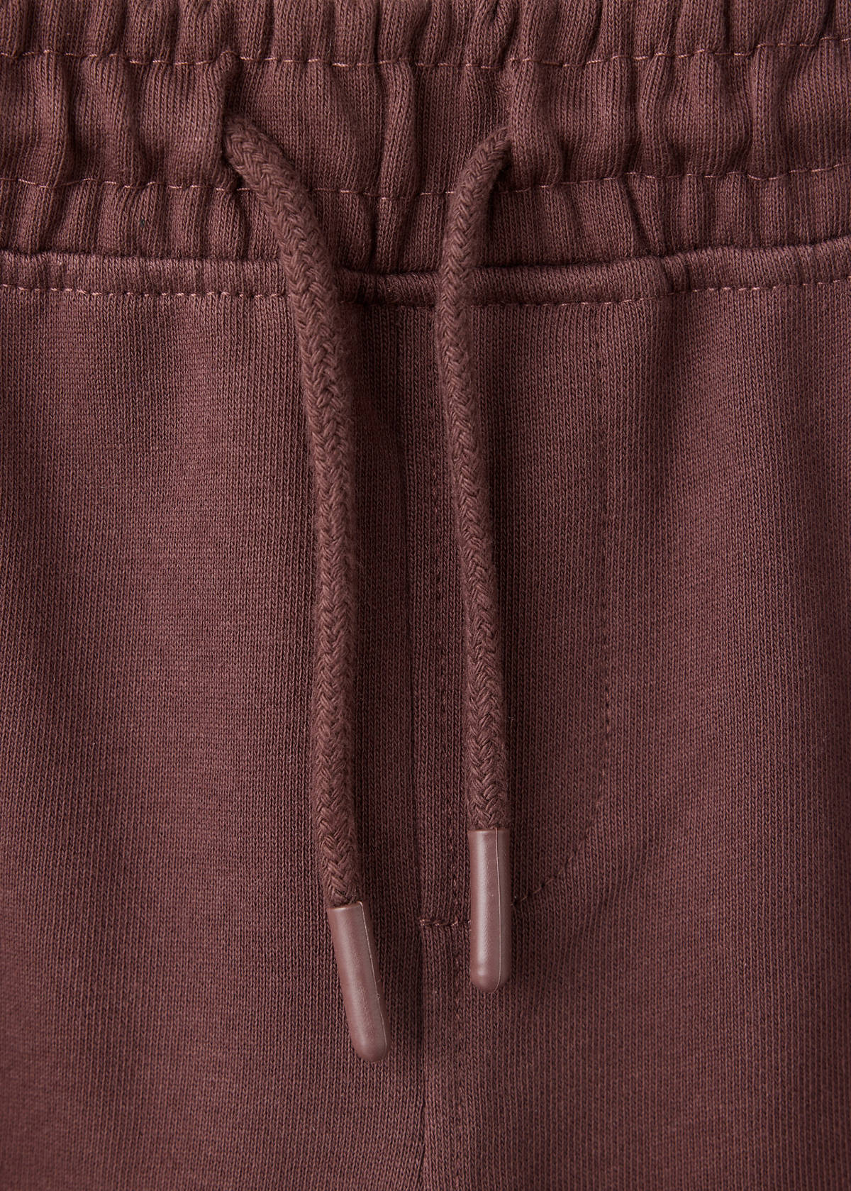 Drawstring jogger trousers — Brown