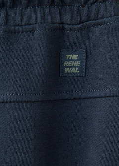 Drawstring jogger trousers — Navy 4