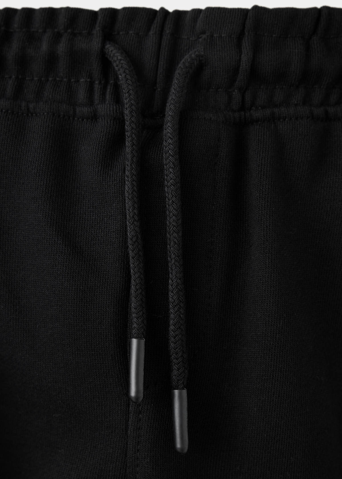 Drawstring jogger trousers — Black