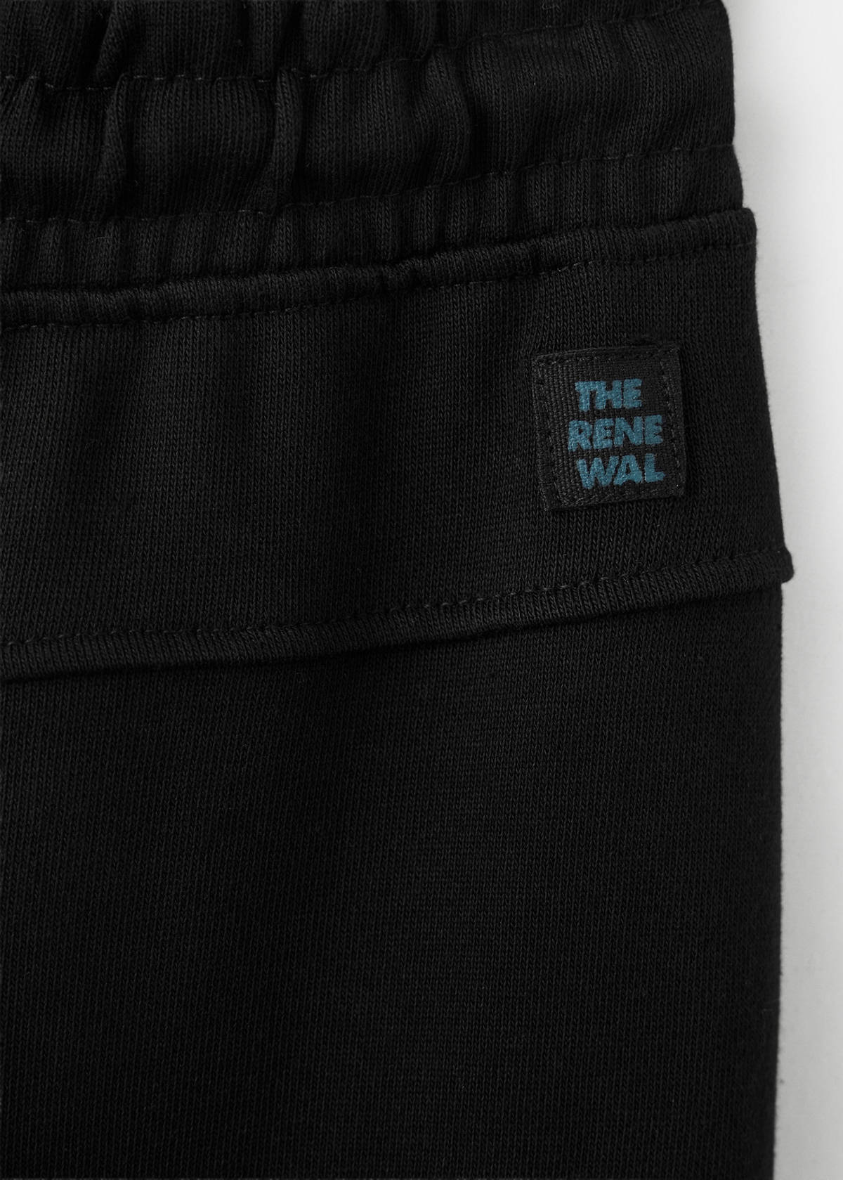 Drawstring jogger trousers — Black