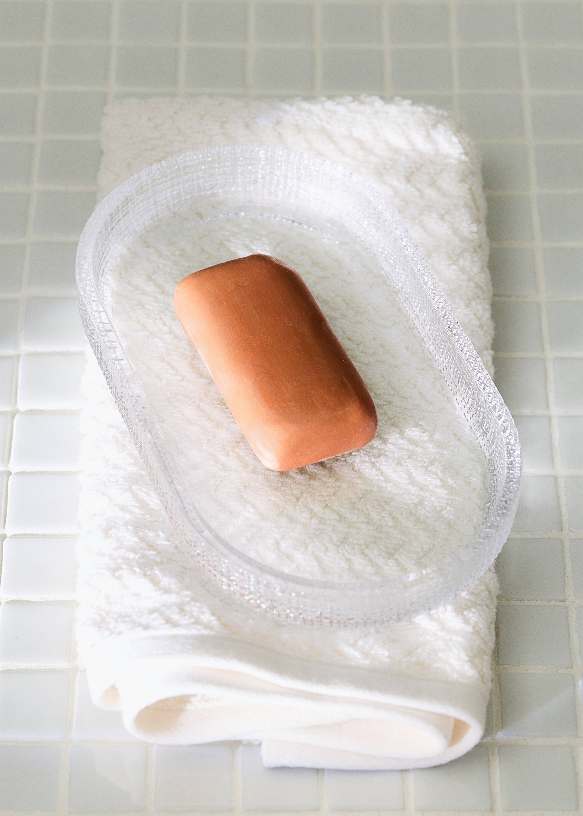 Oval glass tray - General plane