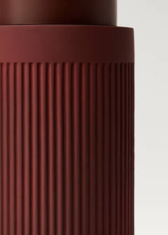 Striped resin soap dispenser — Maroon 3