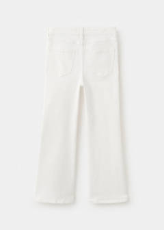Flared jeans with studs — White 4
