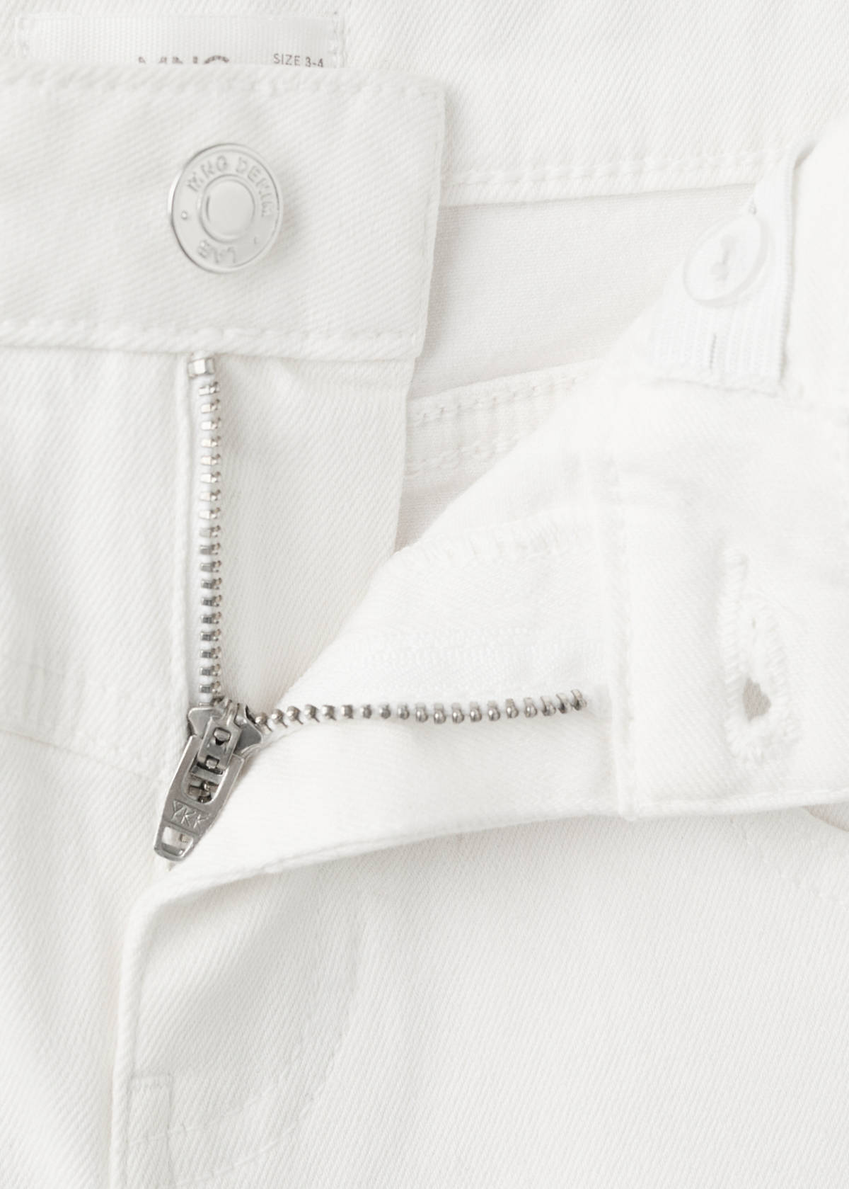 Flared jeans with studs — White