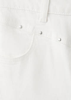 Flared jeans with studs — White 5