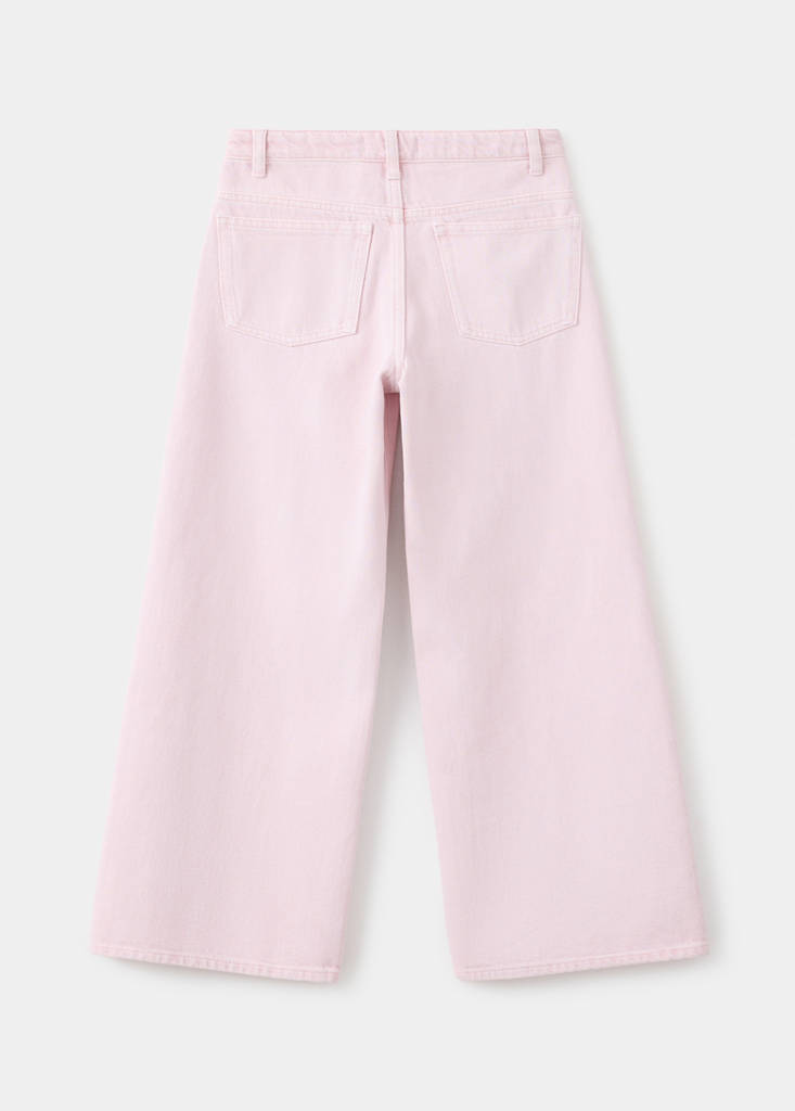 Jeans wide leg — Pink