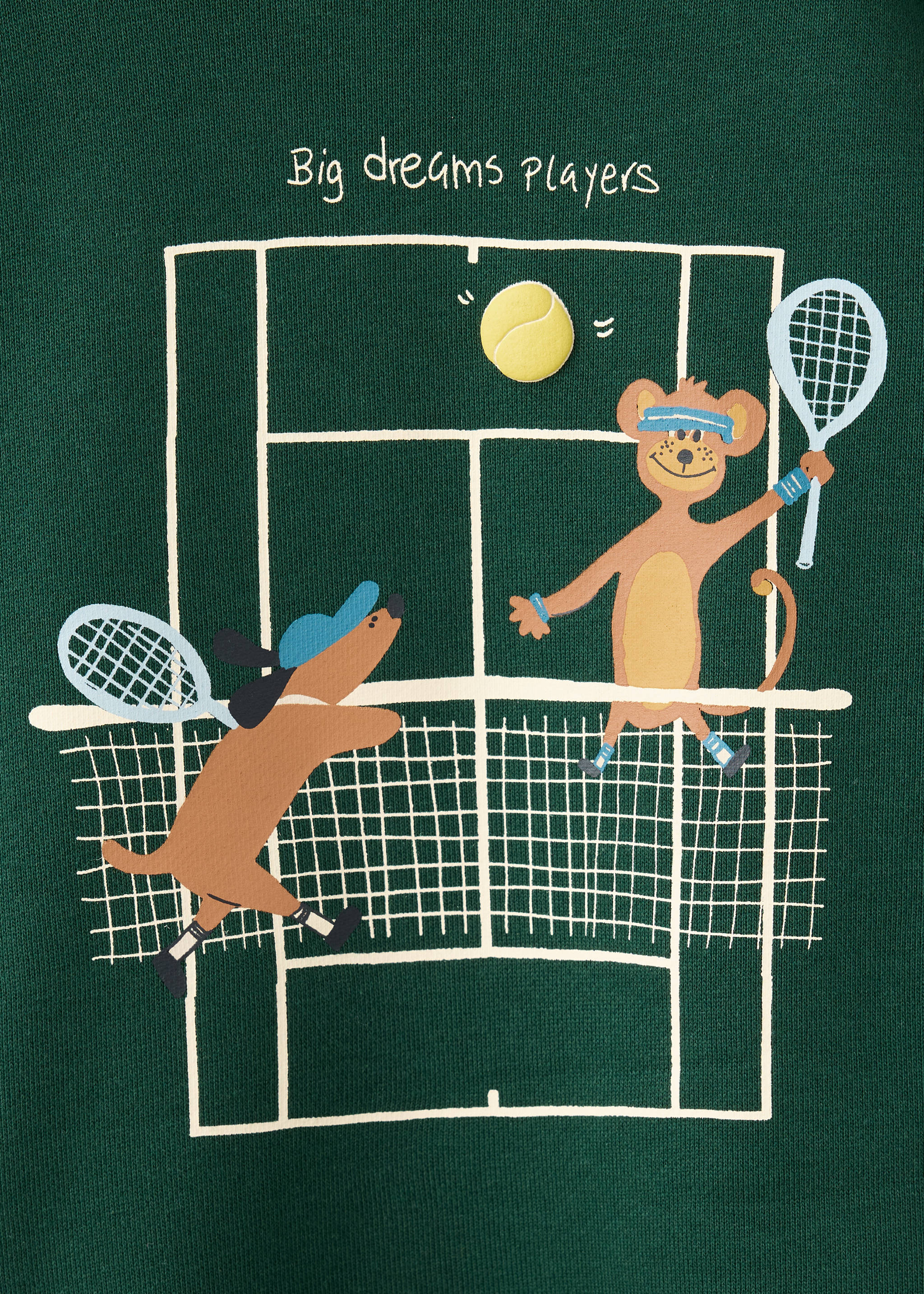 Sudadera 100% algodón dibujo tenis - Detalle del artículo 8