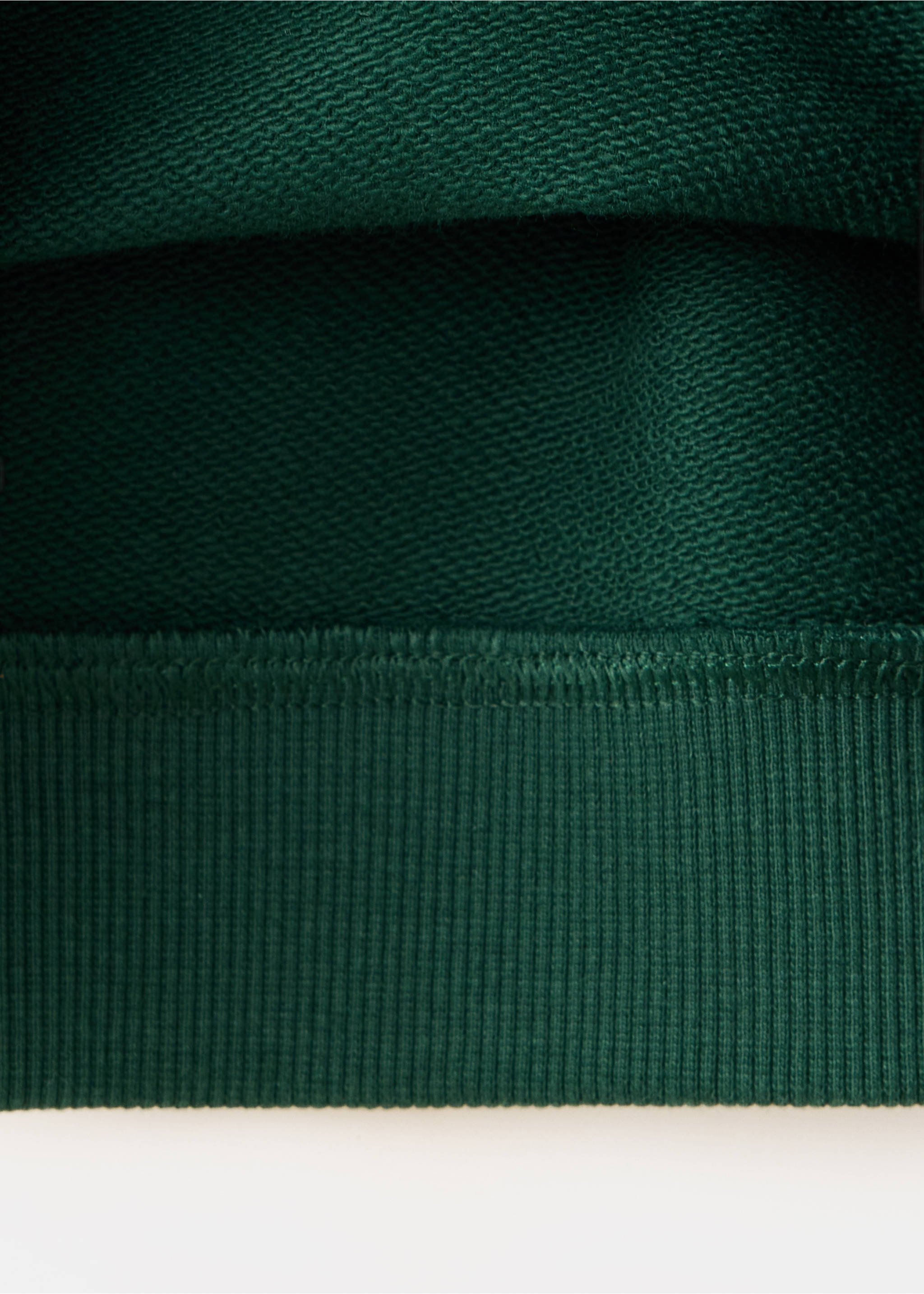 Sudadera 100% algodón dibujo tenis - Detalle del artículo 0, Verde oscuro. Ref: 37053869-00.