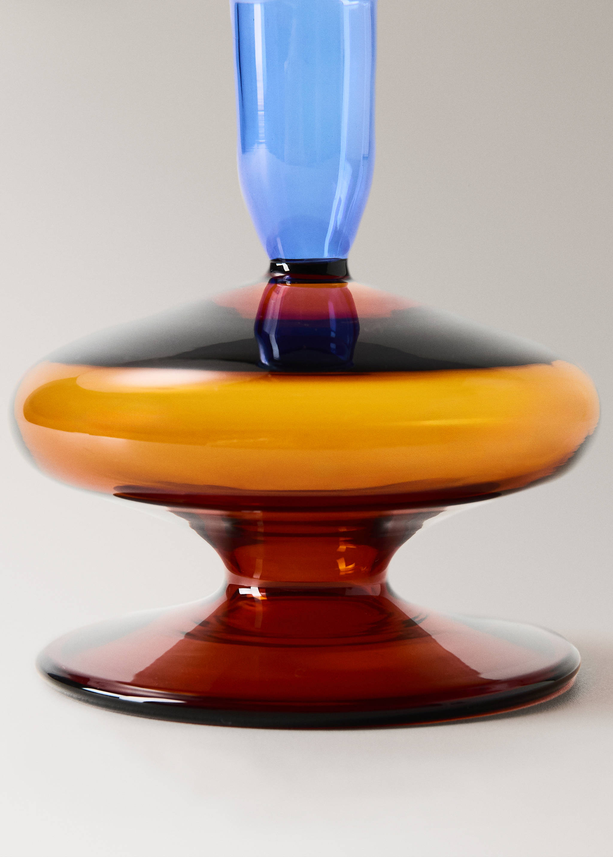 Bicolour borosilicate candelabrum - Details of the article 1