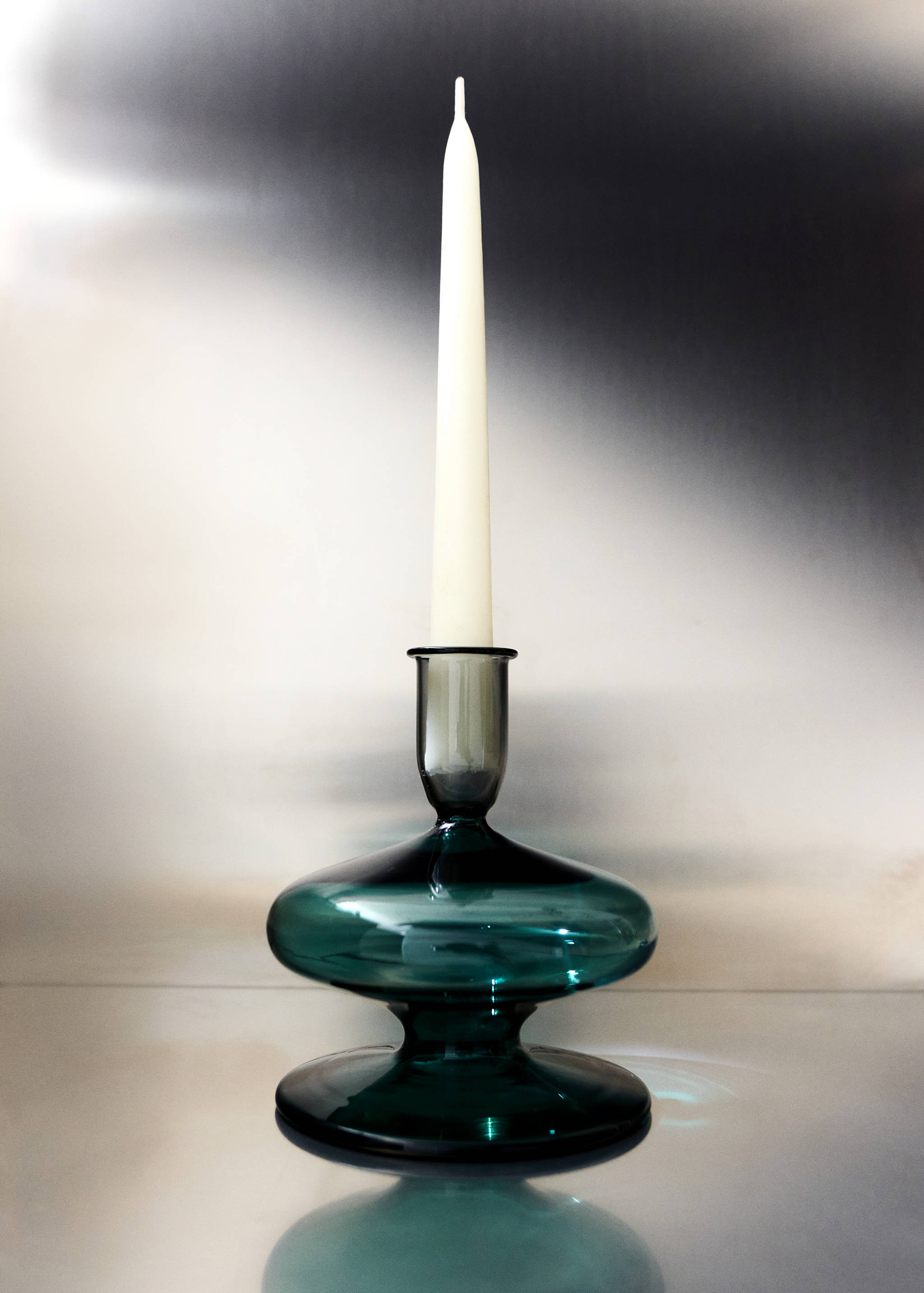 Bicolour borosilicate candelabrum - General plane