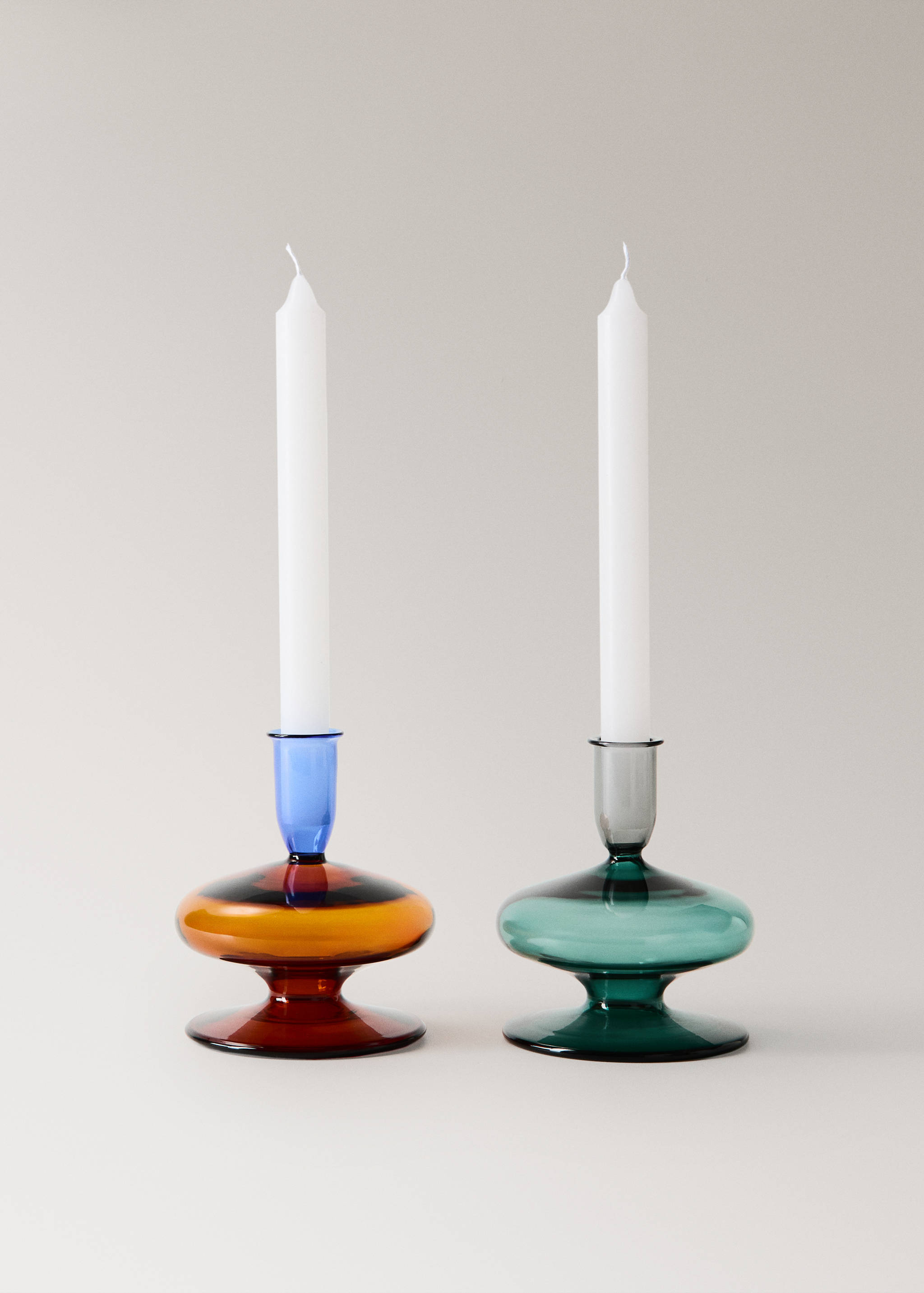 Bicolour borosilicate candelabrum - Details of the article 3