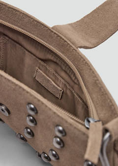 Fringe leather bag — Sand 5