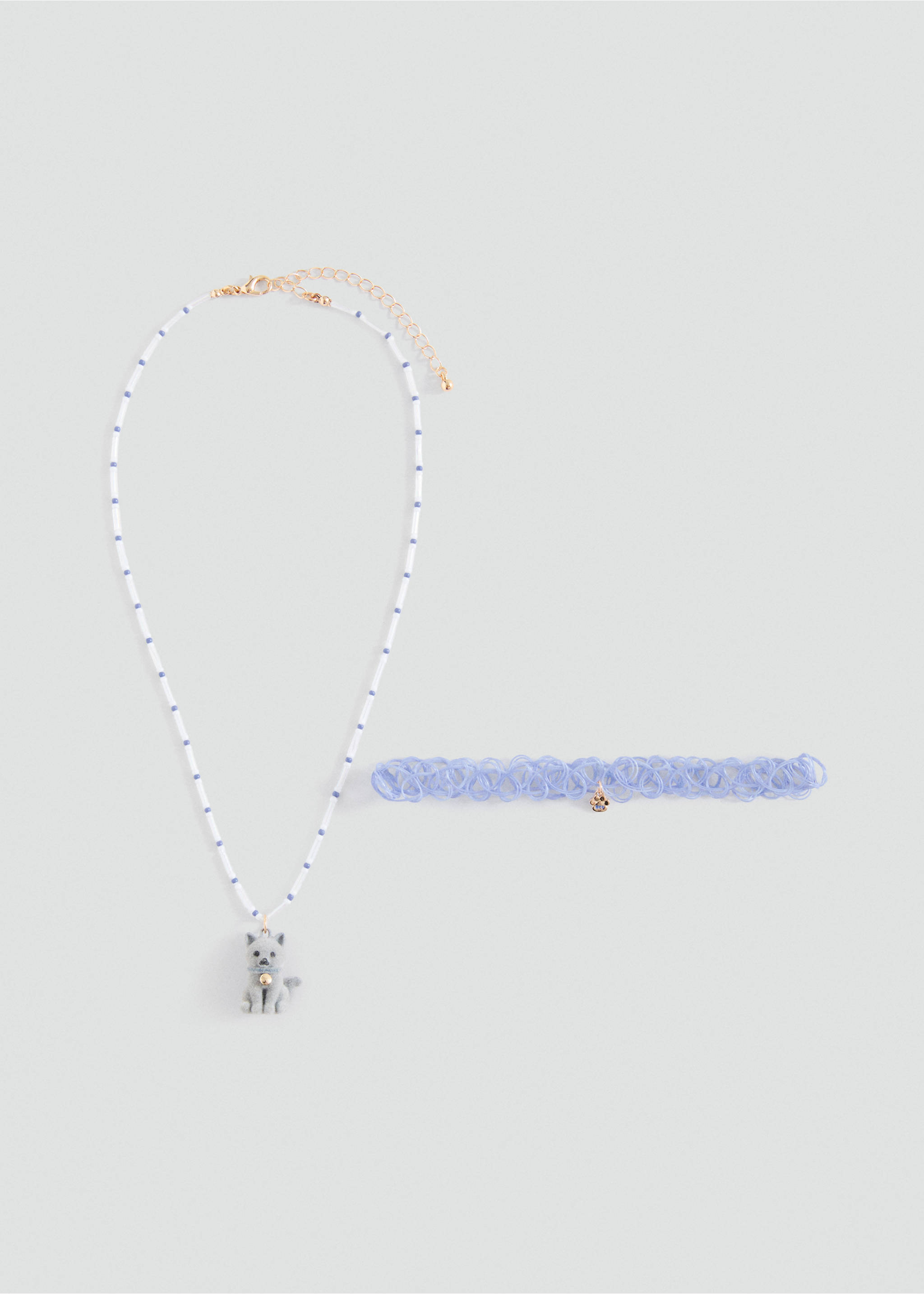 2 pack of necklaces - Article without model, Blue. Ref: 37053880-00.