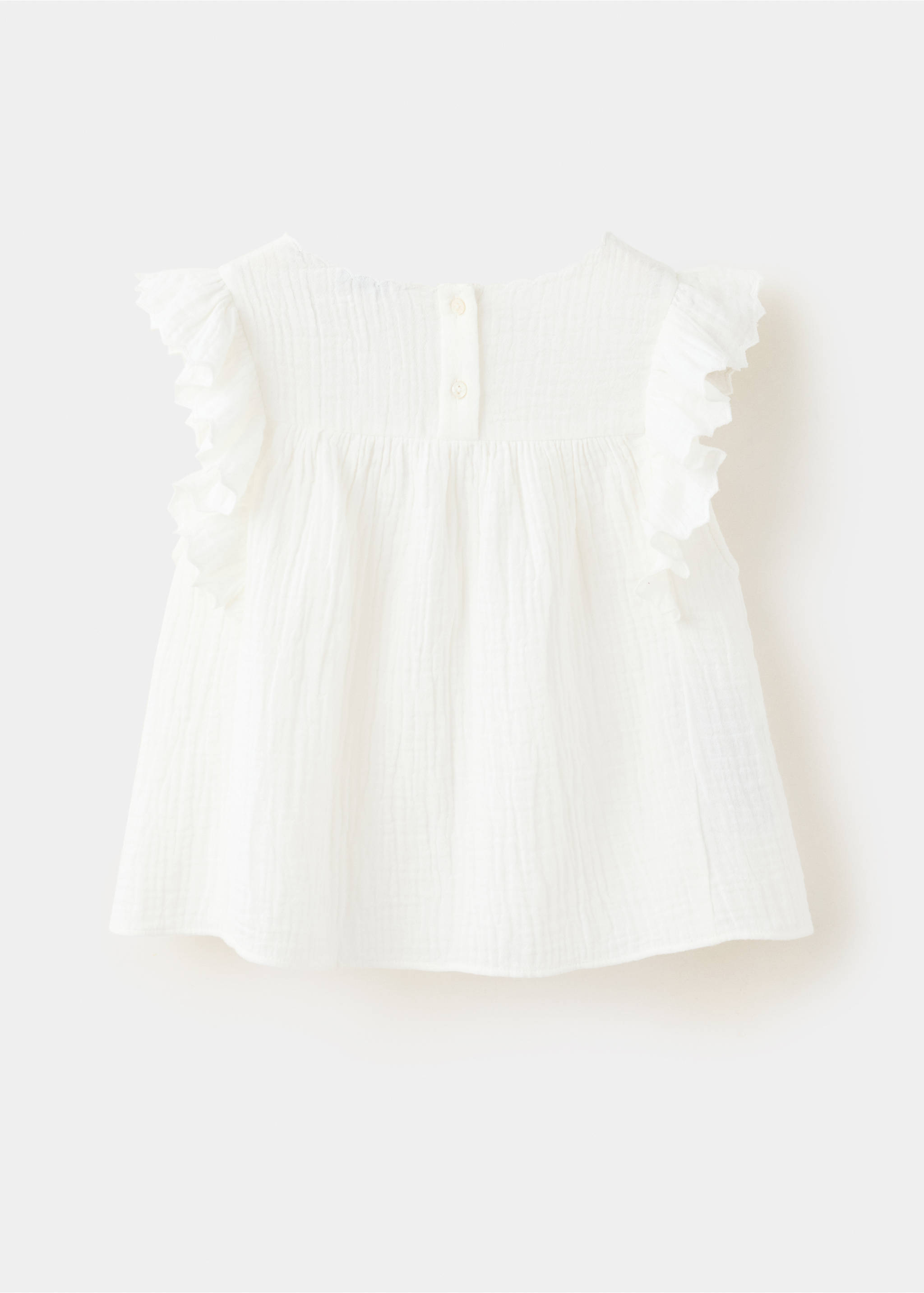 Blusa geranio - Reverso del artículo, Blanco. Ref: 37053882-00.