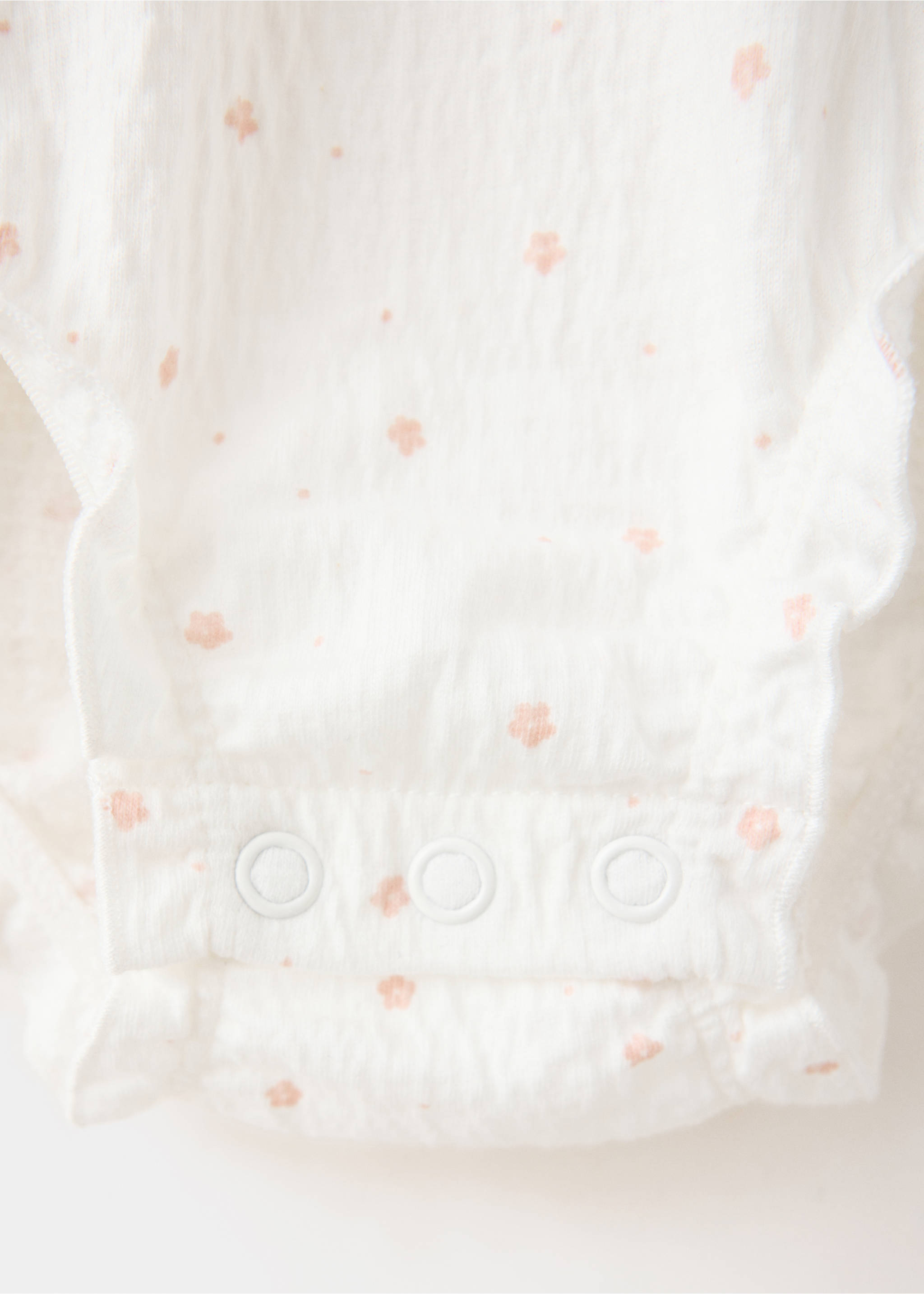 Baby-neck bodysuit - Details of the article 0, Off White. Ref: 37053883-00.