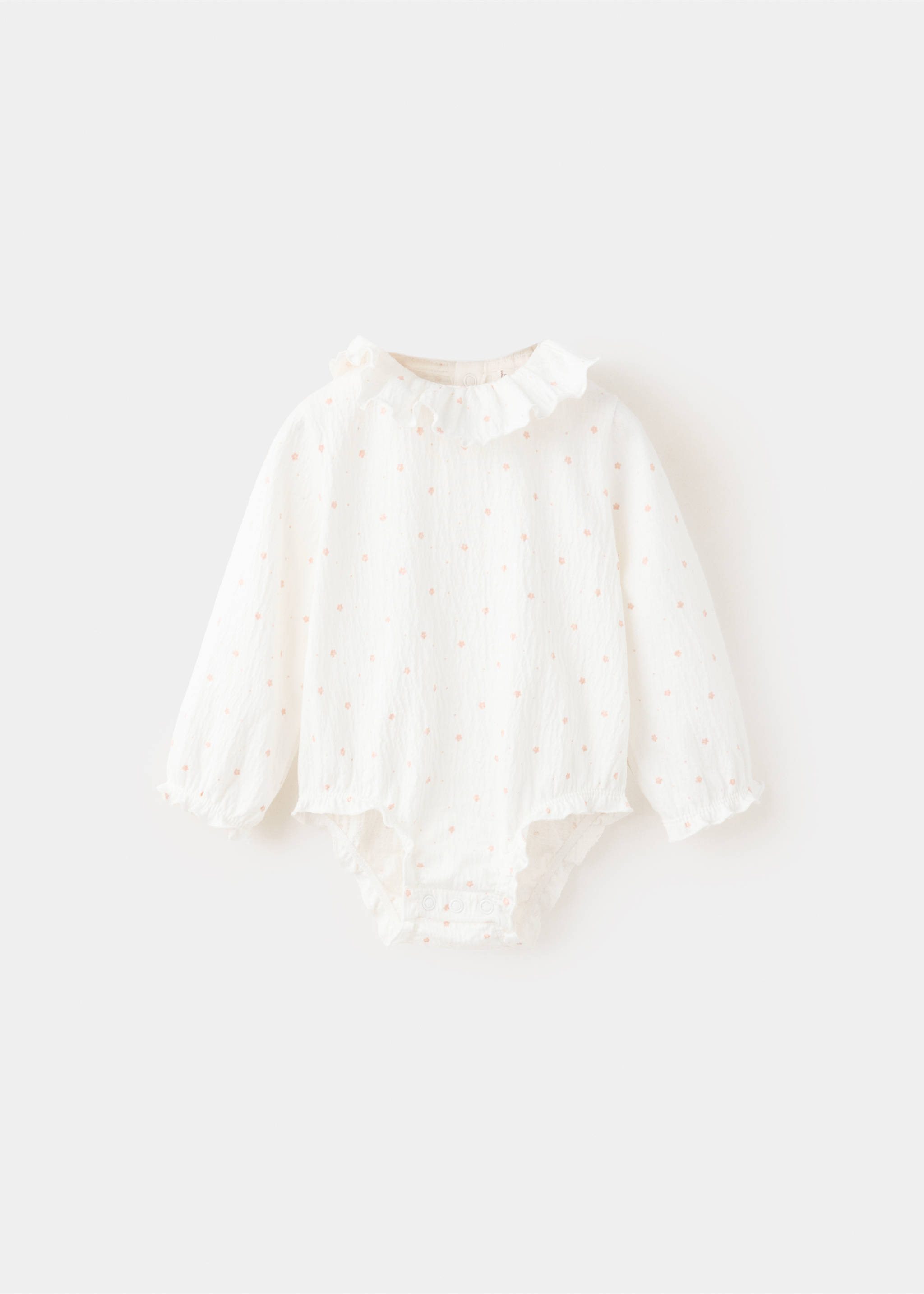 Baby-neck bodysuit - Article without model, Off White. Ref: 37053883-00.