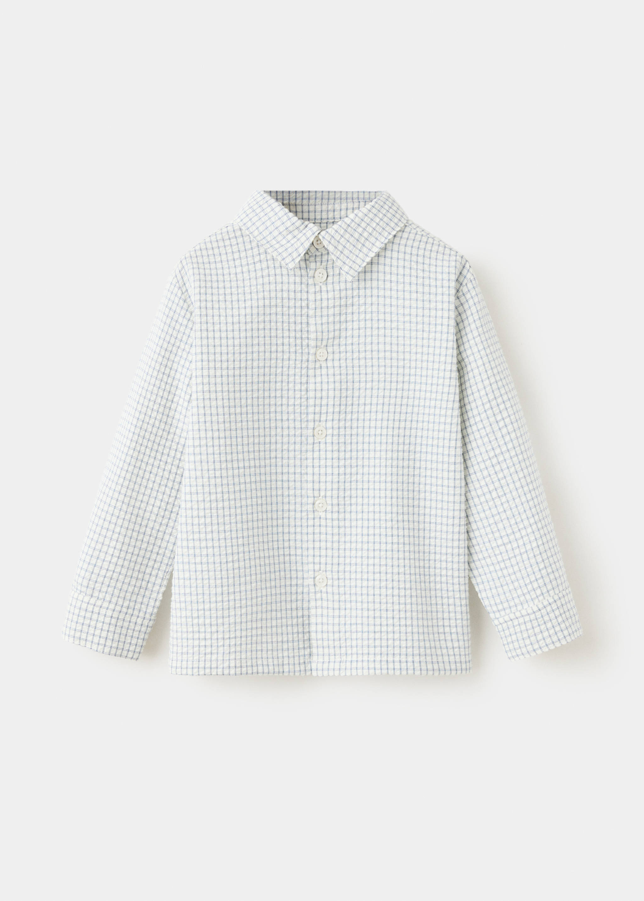 Straight checkered shirt - Article without model