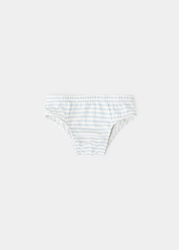 Pack of 3 cotton combination briefs — Sky Blue
