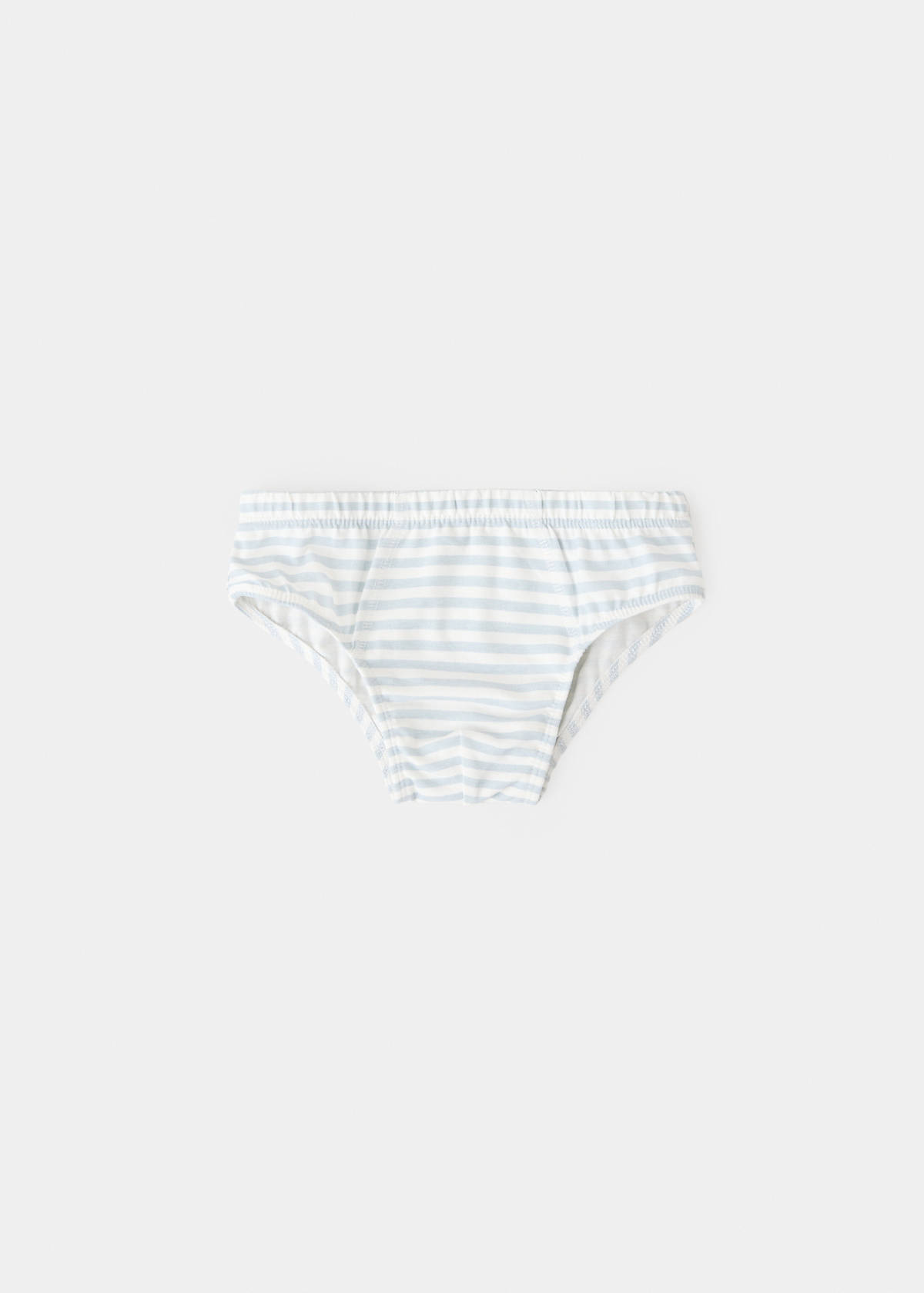 Pack of 3 cotton combination briefs — Sky Blue