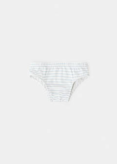 Pack of 3 cotton combination briefs — Sky Blue 2