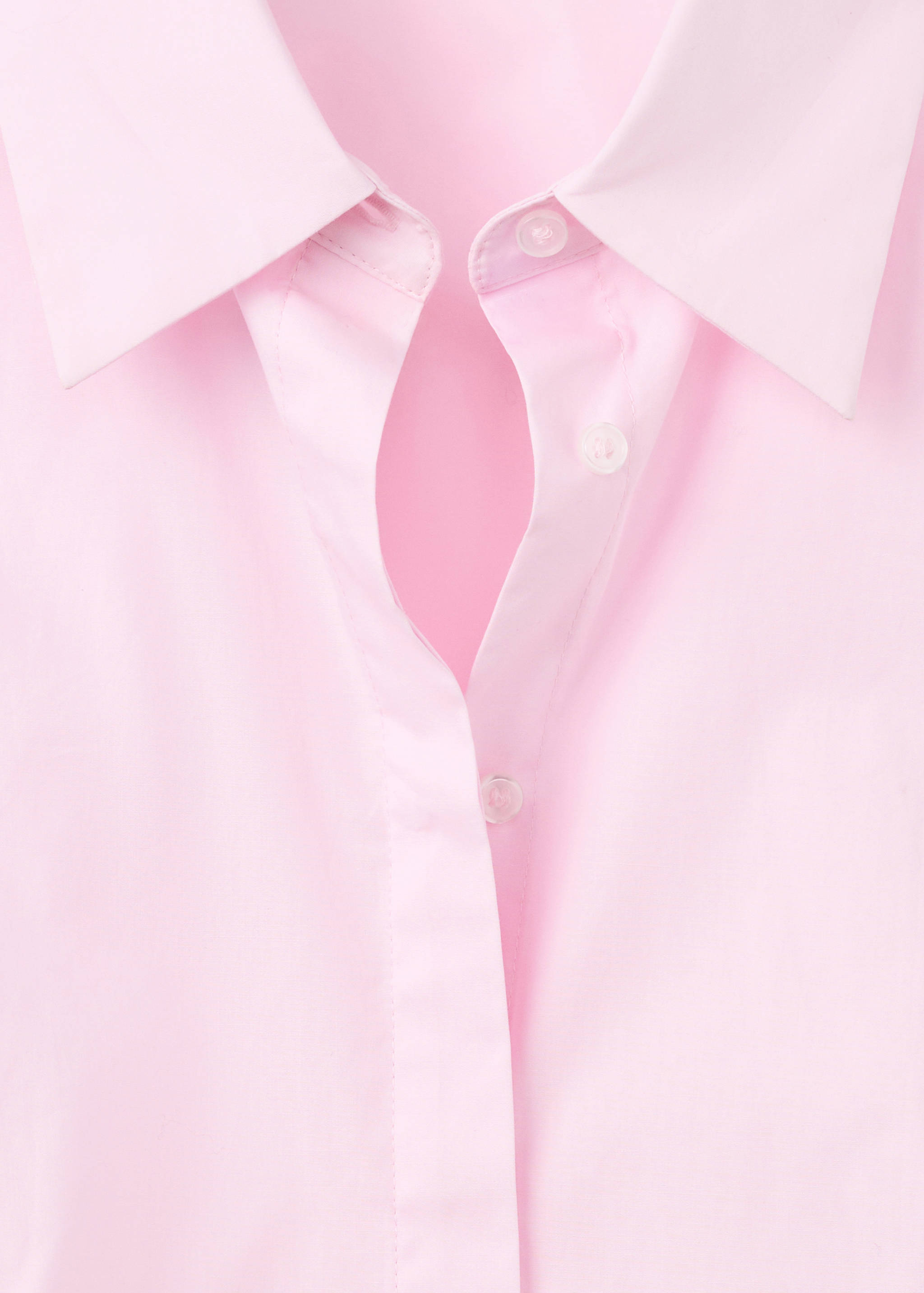 Slim-fit poplin shirt - Details of the article 8