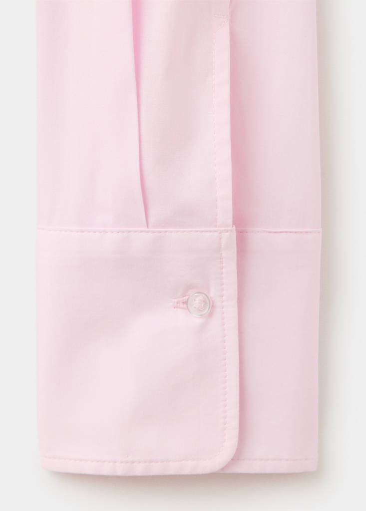 Slim-fit poplin shirt — Light Pink