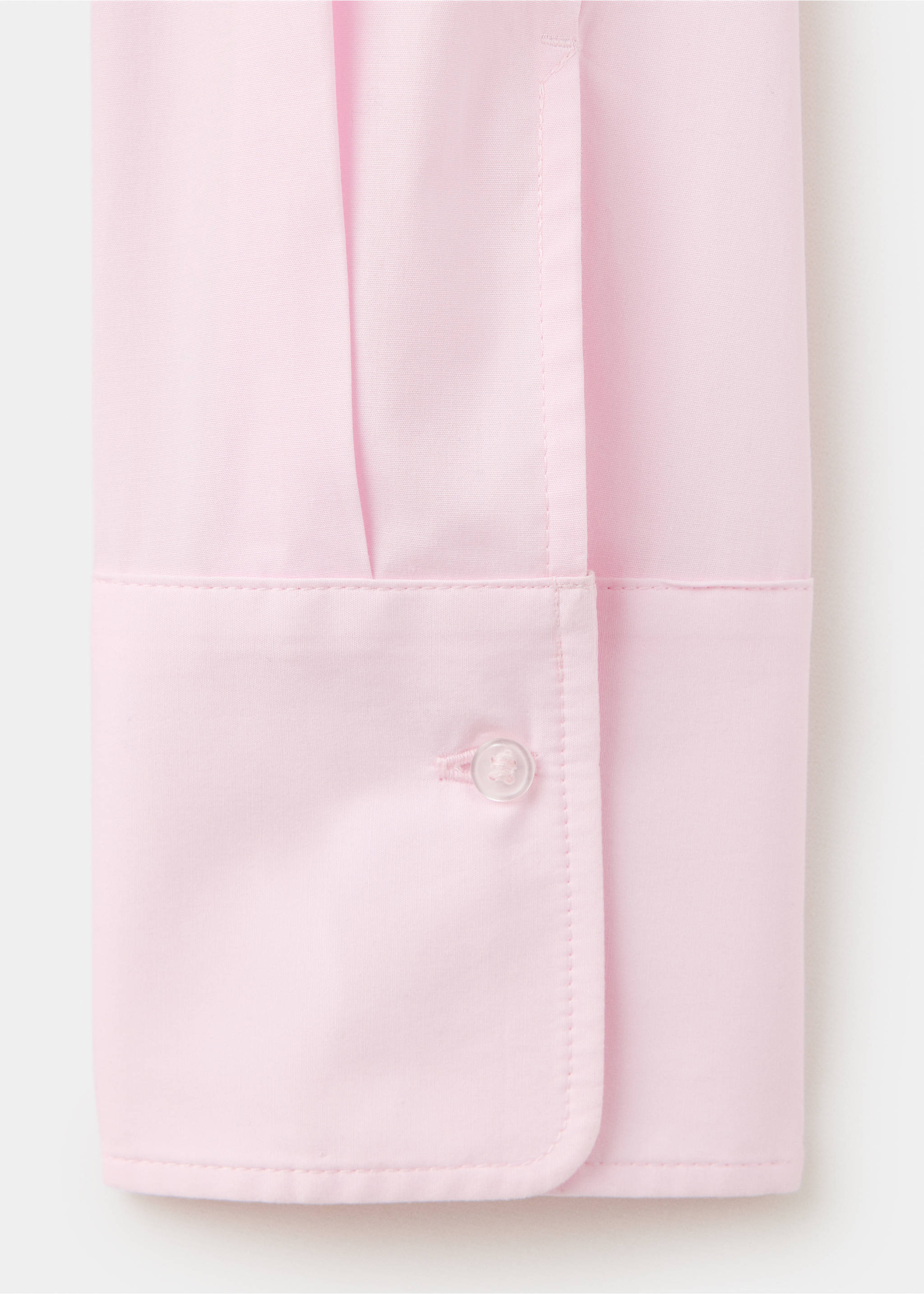 Chemise popeline cintrée - Détail de l'article 0, Rose clair. Ref: 37054068-00.