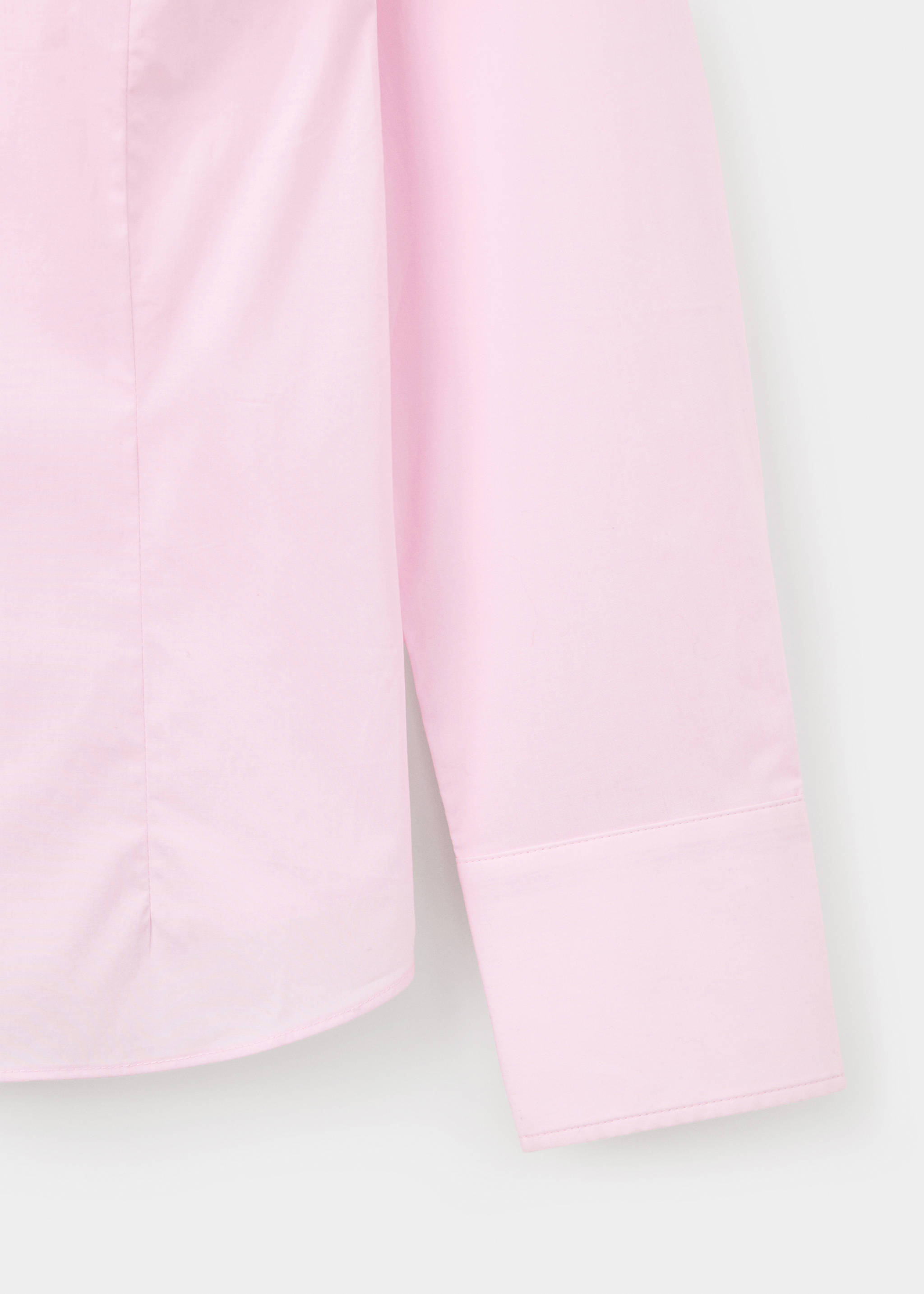 Slim-fit poplin shirt - Details of the article 0