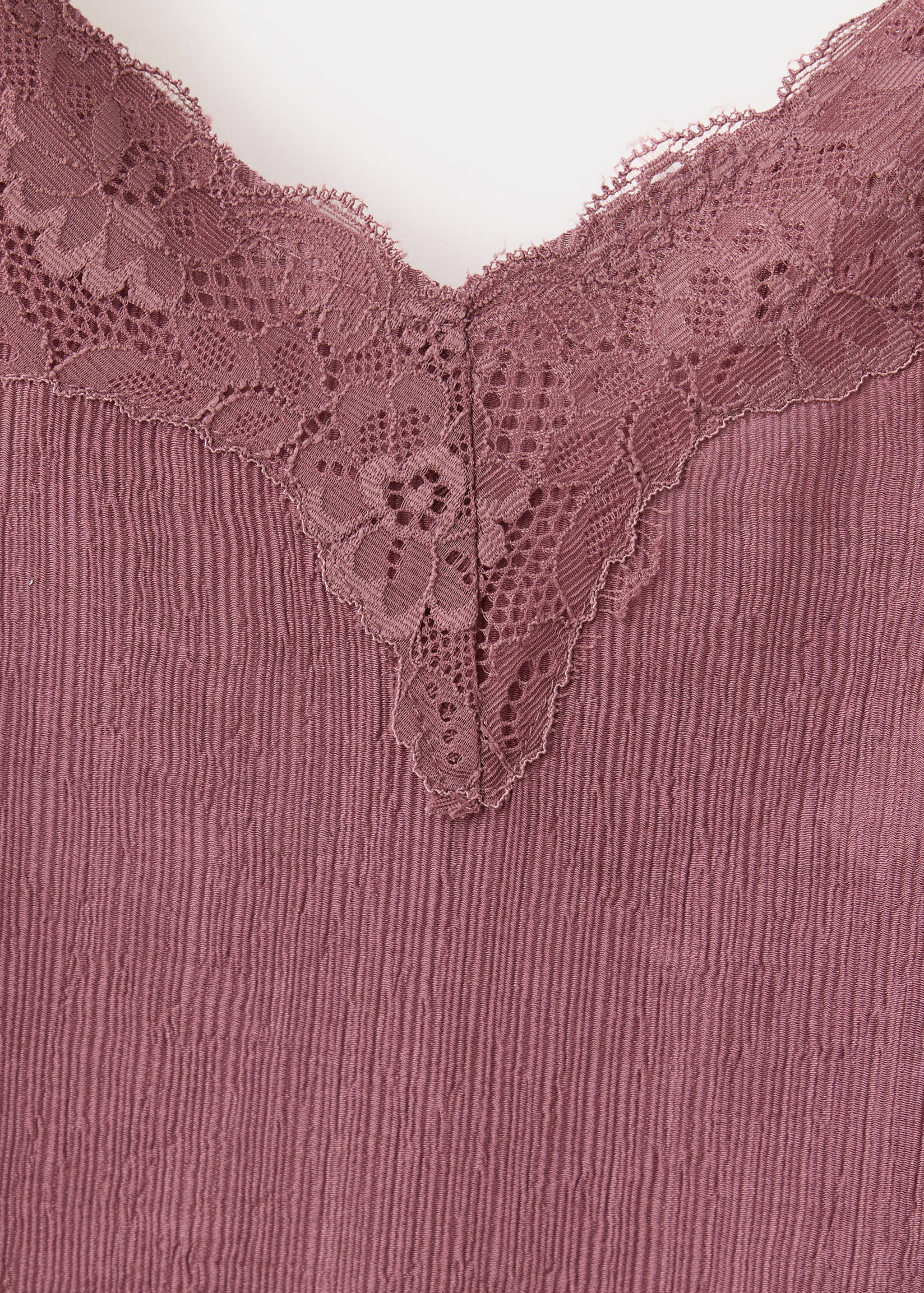 Asymmetric lace camisole top - Details of the article 8