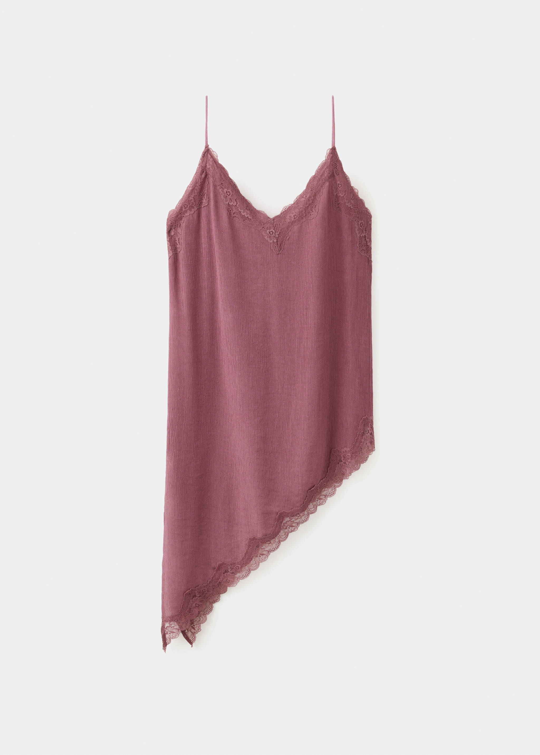 Asymmetric lace camisole top - Article without model