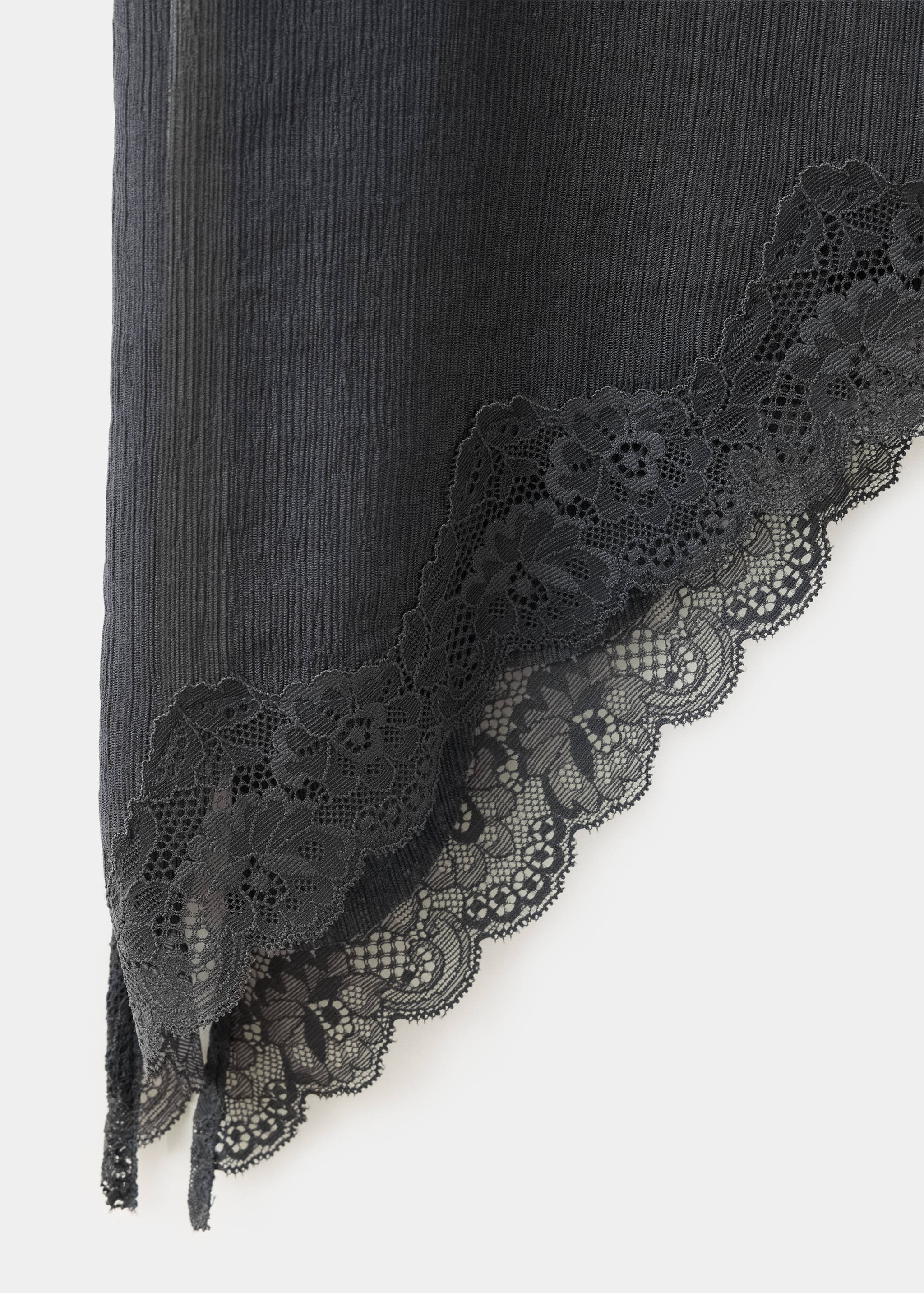 Asymmetric lace camisole top - Details of the article 0