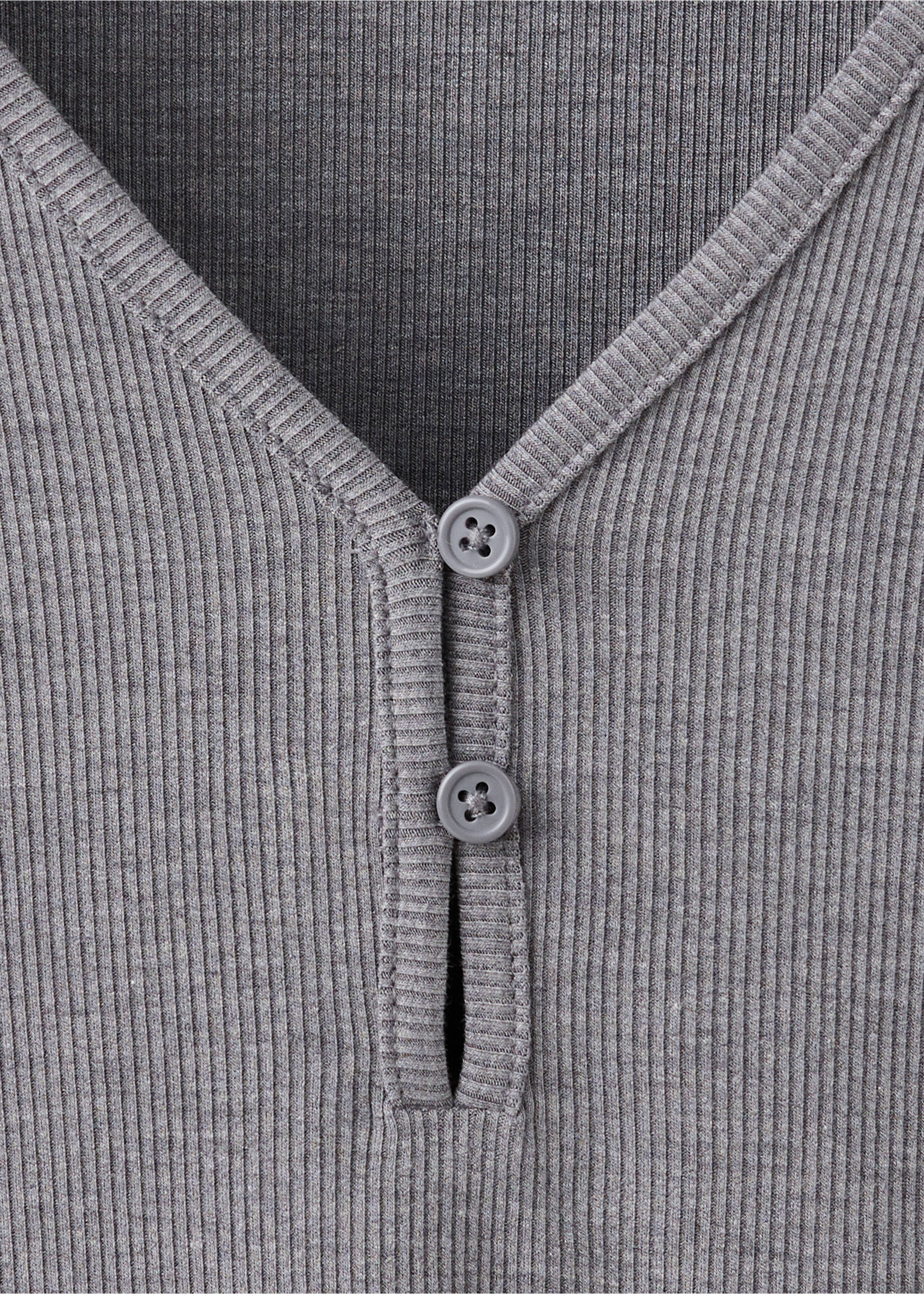 T-shirt pan - Details of the article 8, Grey. Ref: 37054075-00.