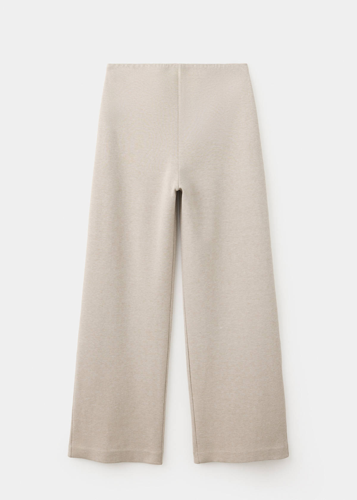 Straight maternity trousers — Ecru