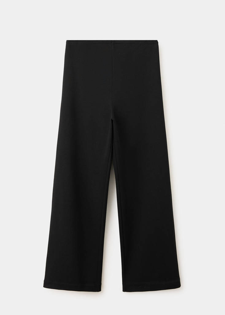 Straight maternity trousers — Black