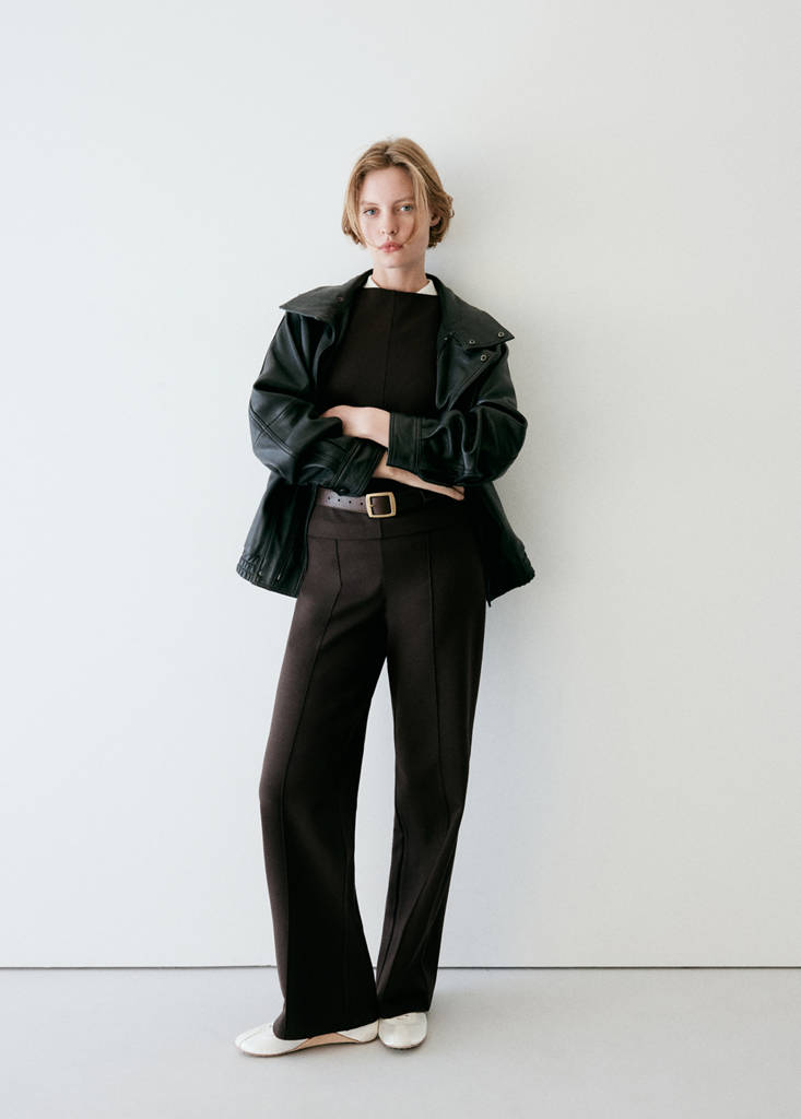Boat neck striped top - thumbnail 8