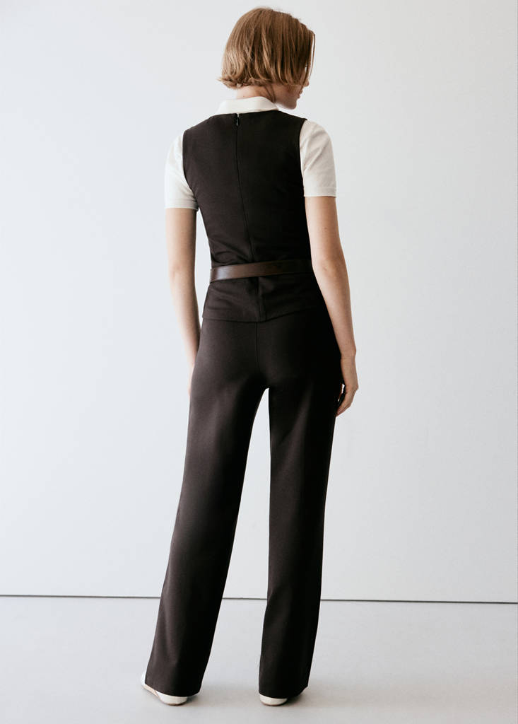 Boat neck striped top - thumbnail 10