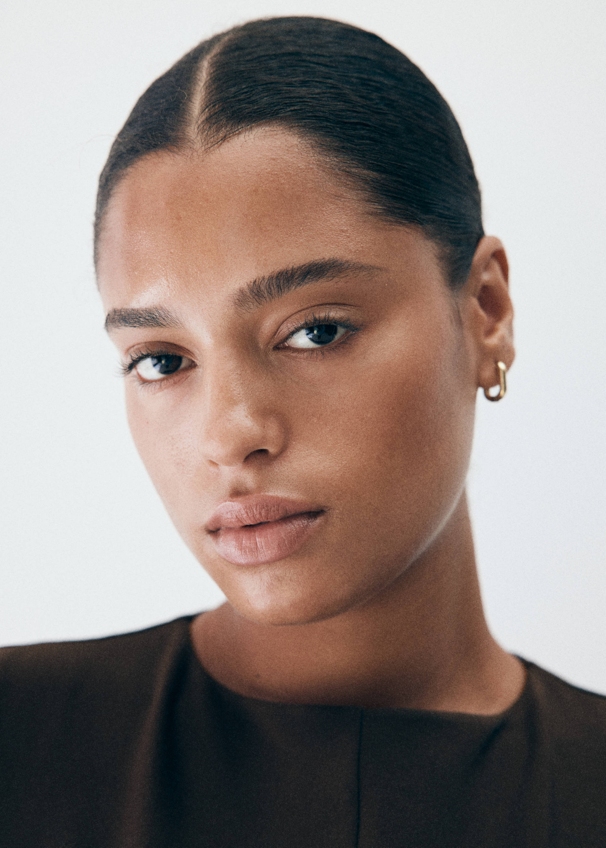 Pinstripe boat neck top - Details of the article 4