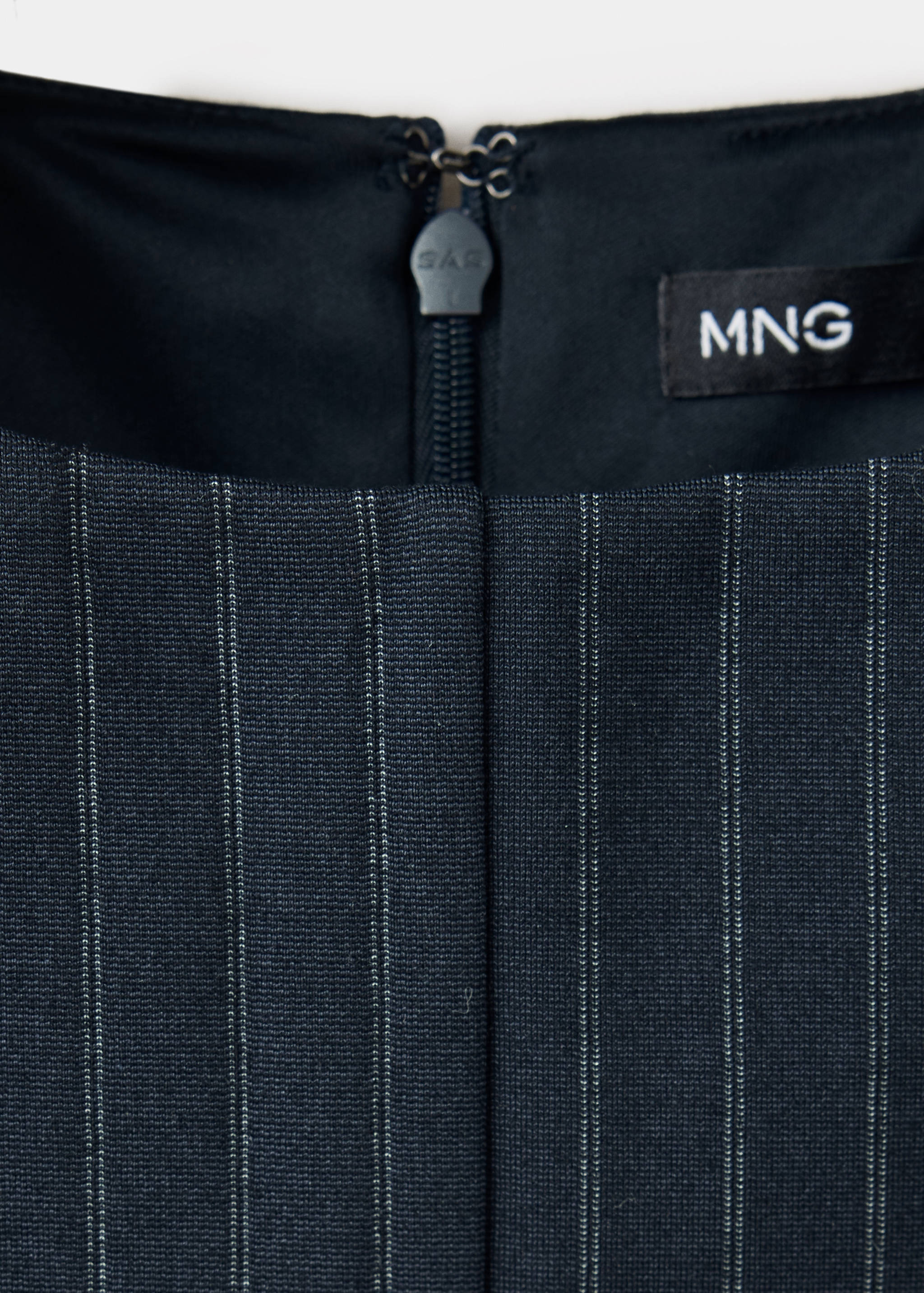 Pinstripe high-neck top - Details of the article 8