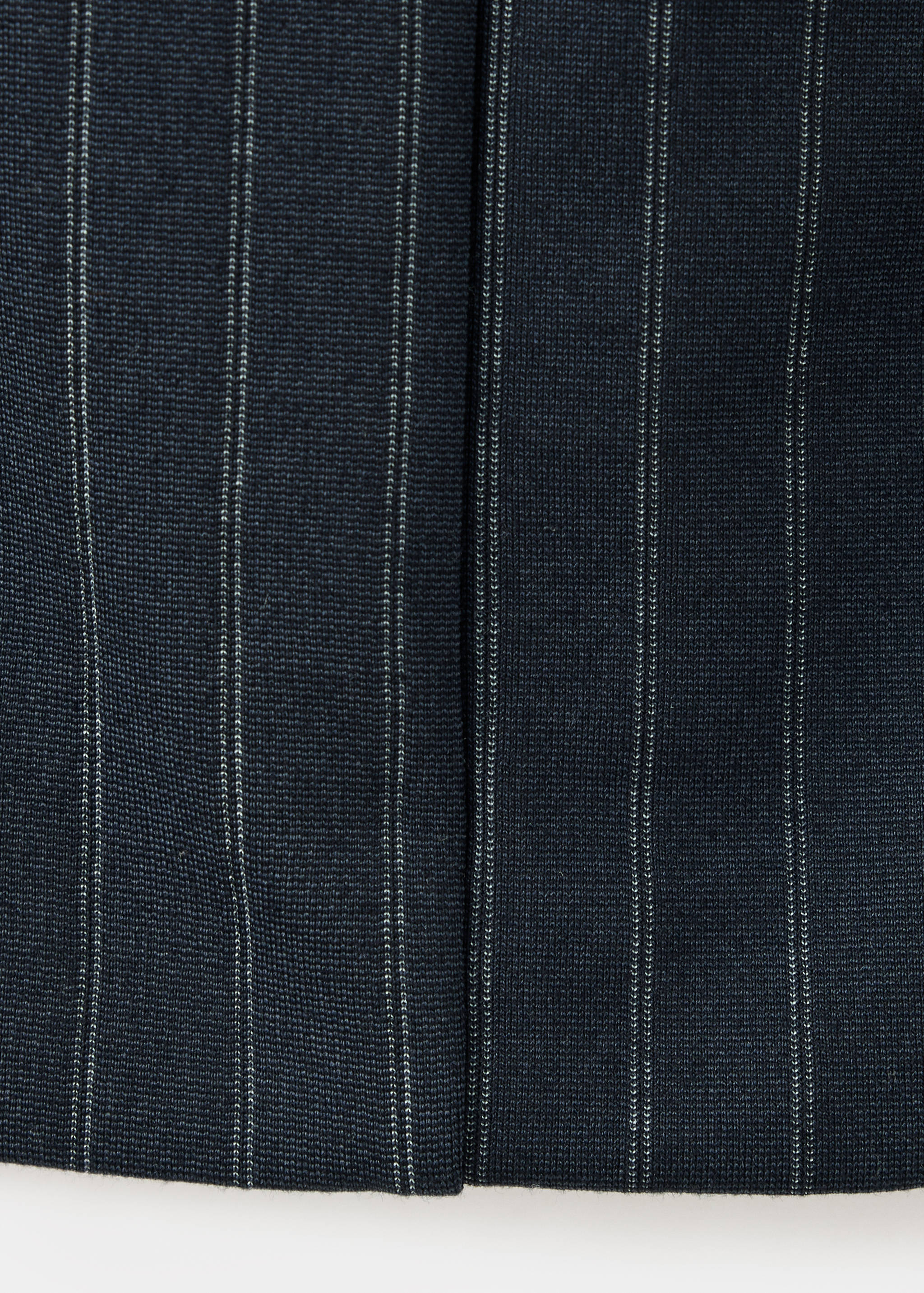 Pinstripe high-neck top - Details of the article 0
