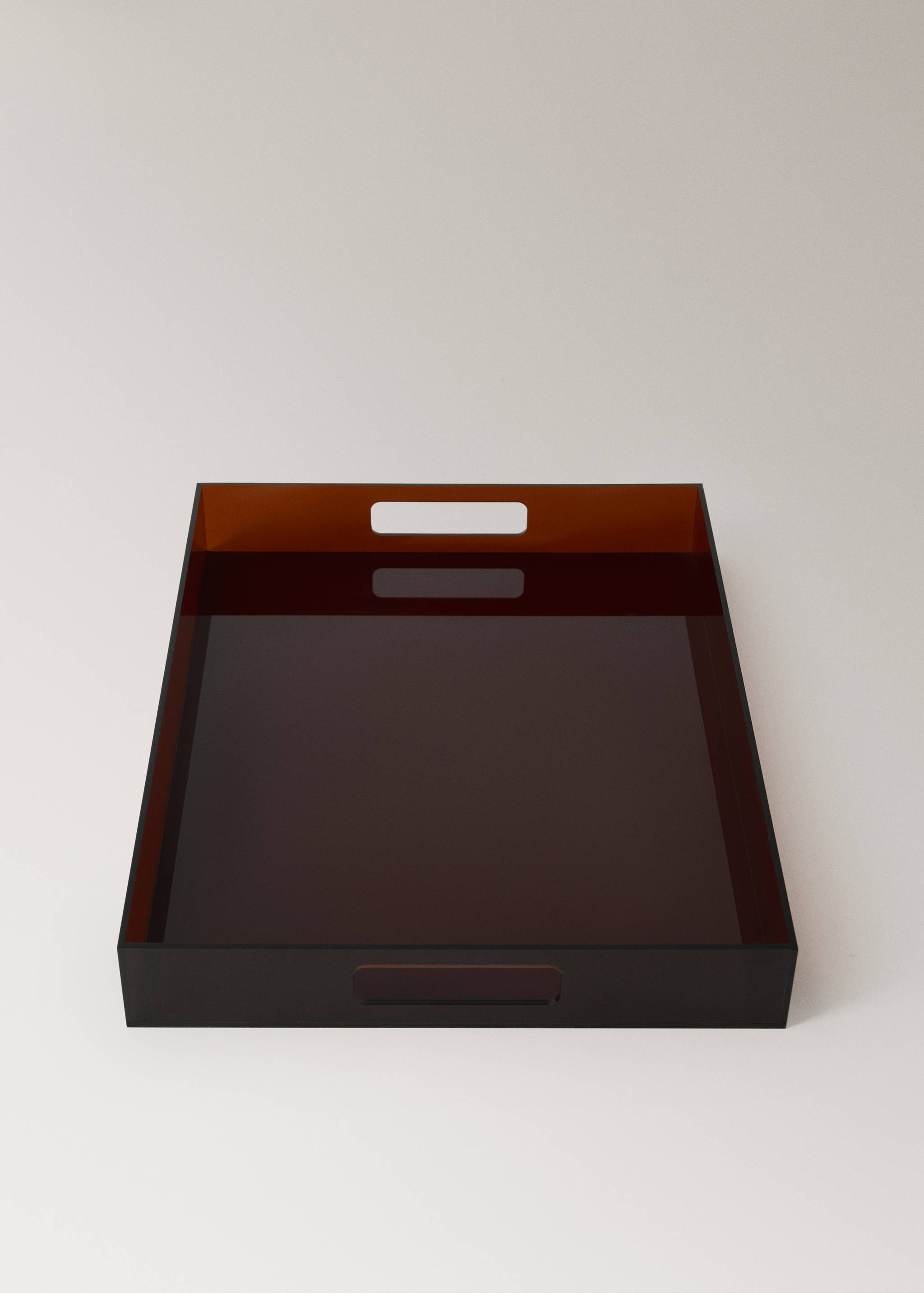 Rectangular coloured acrylic tray - Details of the article 2