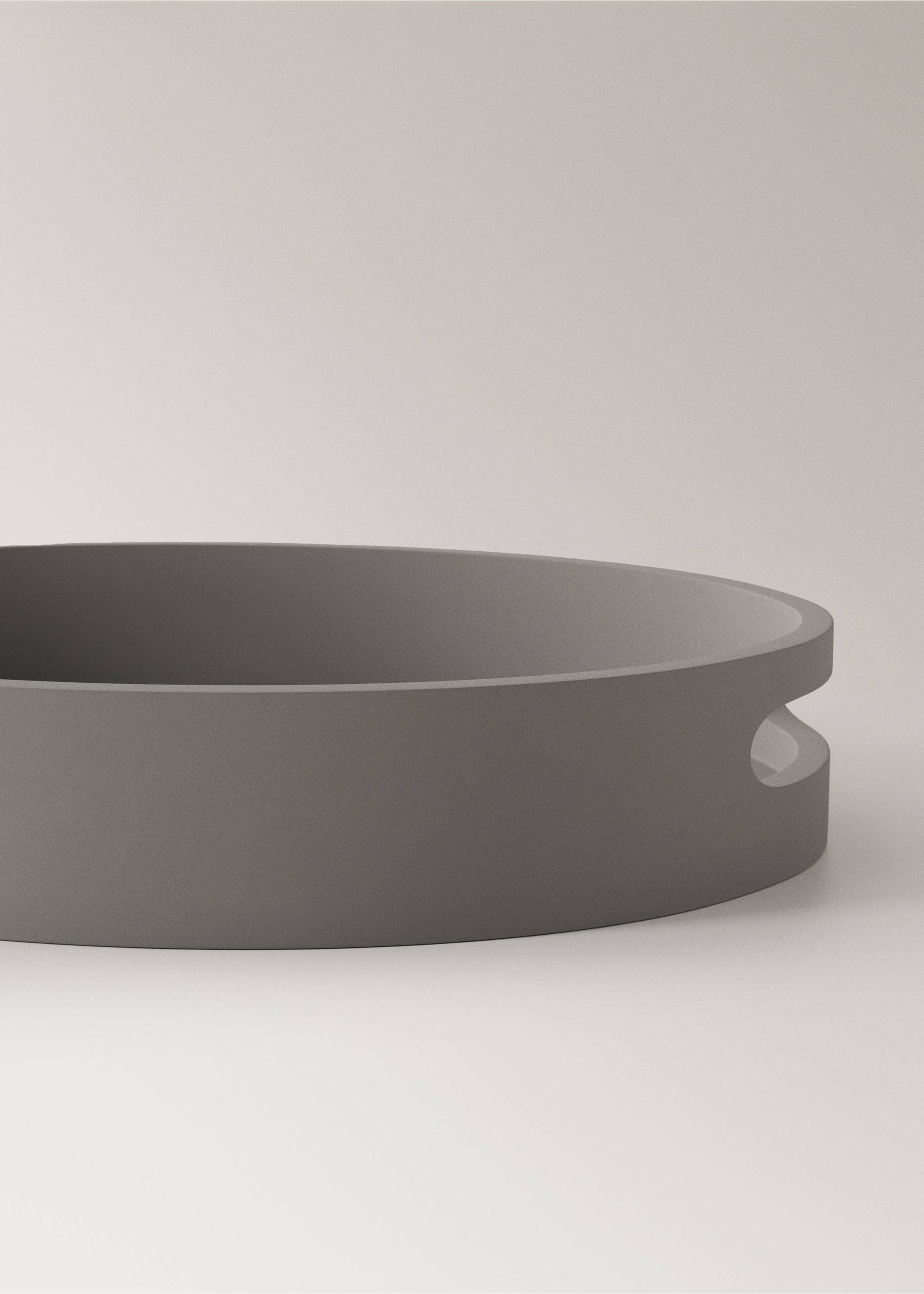 Small oval tray with handles - Details of the article 1, Blue. Ref: 37054080-00.