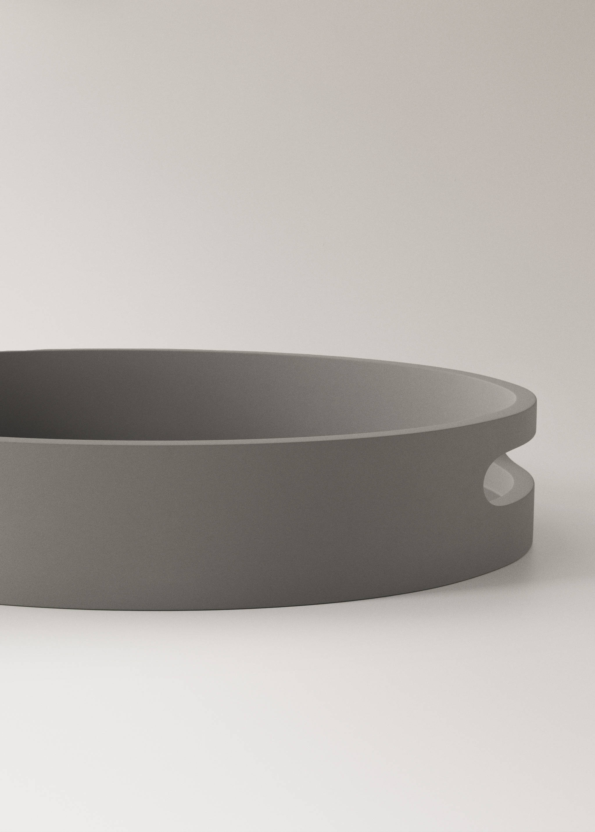 Small oval tray with handles - Details of the article 1